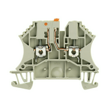 Mérő-bontó sorkapocs 24A 500V csavaros bézs 0.5-4mm2/sokerű WTR 2.5 STB2.3 Weidmüller