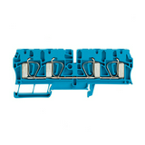 1-szintes 32A 0.5-4mm2 kék rugószorításos robbanásbiztos ZDU 4/4AN BL Weidmüller