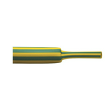 Zsugorcső zöld/sárga 2.4mm/ 1.2mm-átmérő 1m 2:1-zsugor vékonyfalú melegzsugor SR1F Cellpack