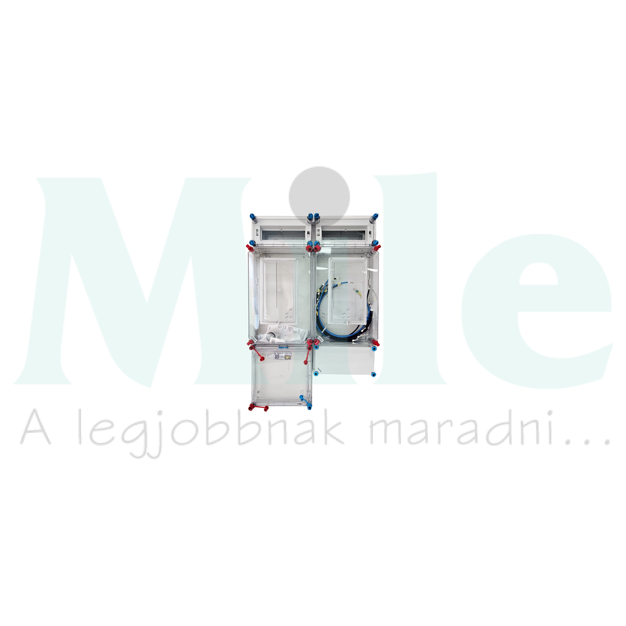 1/3F mérőszekrény 1xM80+1xH63A szabadvezetéki 1-szintes 2-mérőhely HB33KH24-U(HEN24.E135) Hensel