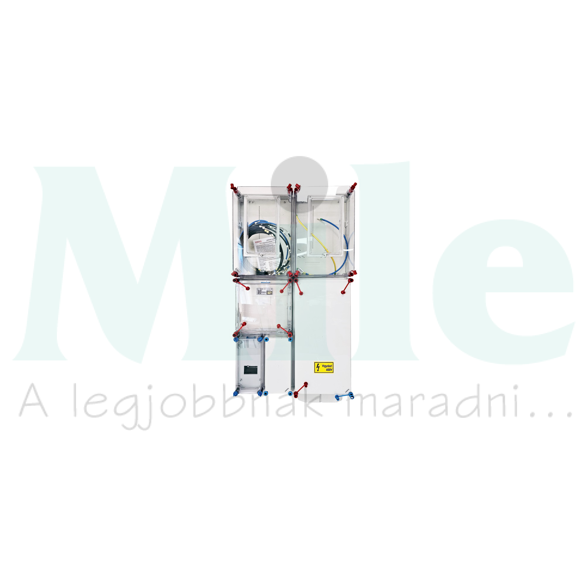 1/3F mérőszekrény 1xM80+1xH63A+1xdugaljhely földkábeles 1-szintes HB33KHF4-U(HEN24.E137) Hensel