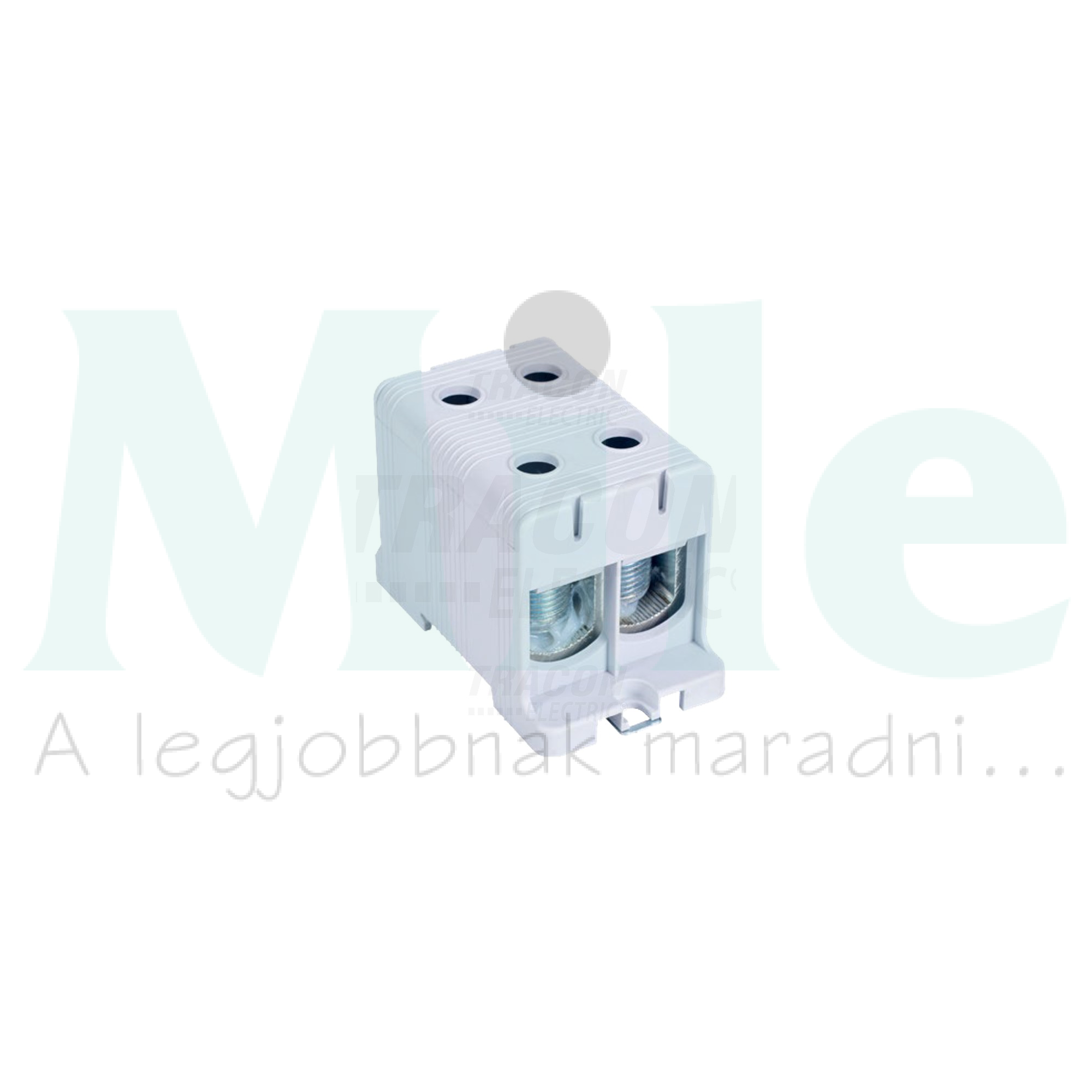 Fővezetéki leágazókapocs 320A/400VAC 2x2x35-150mm2 Al/Cu szürke 1P 150mm2 TRACON