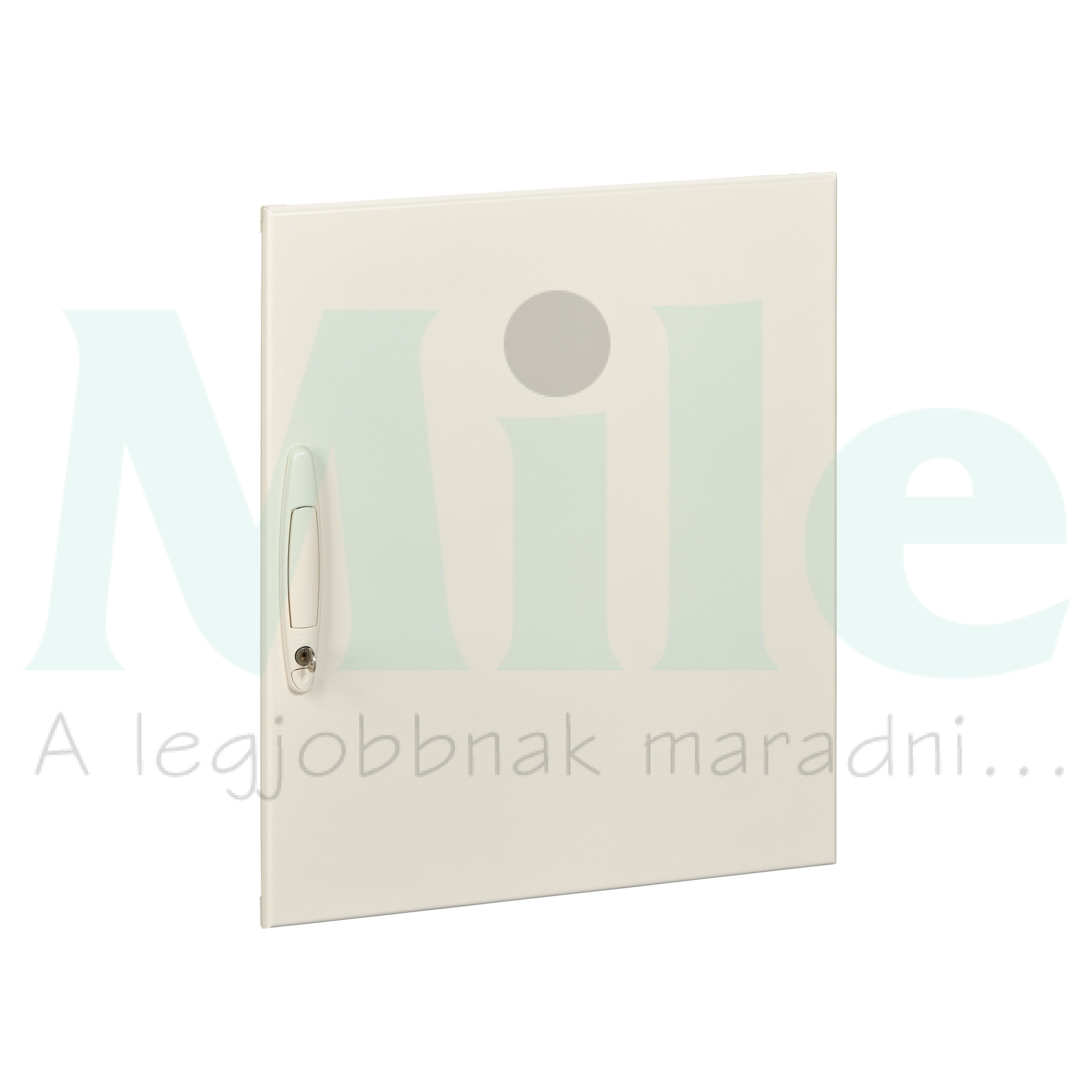 Ajtó teli porszórt acél fehér IP30 550mm-sz 930mm-ma Prisma Pack Schneider