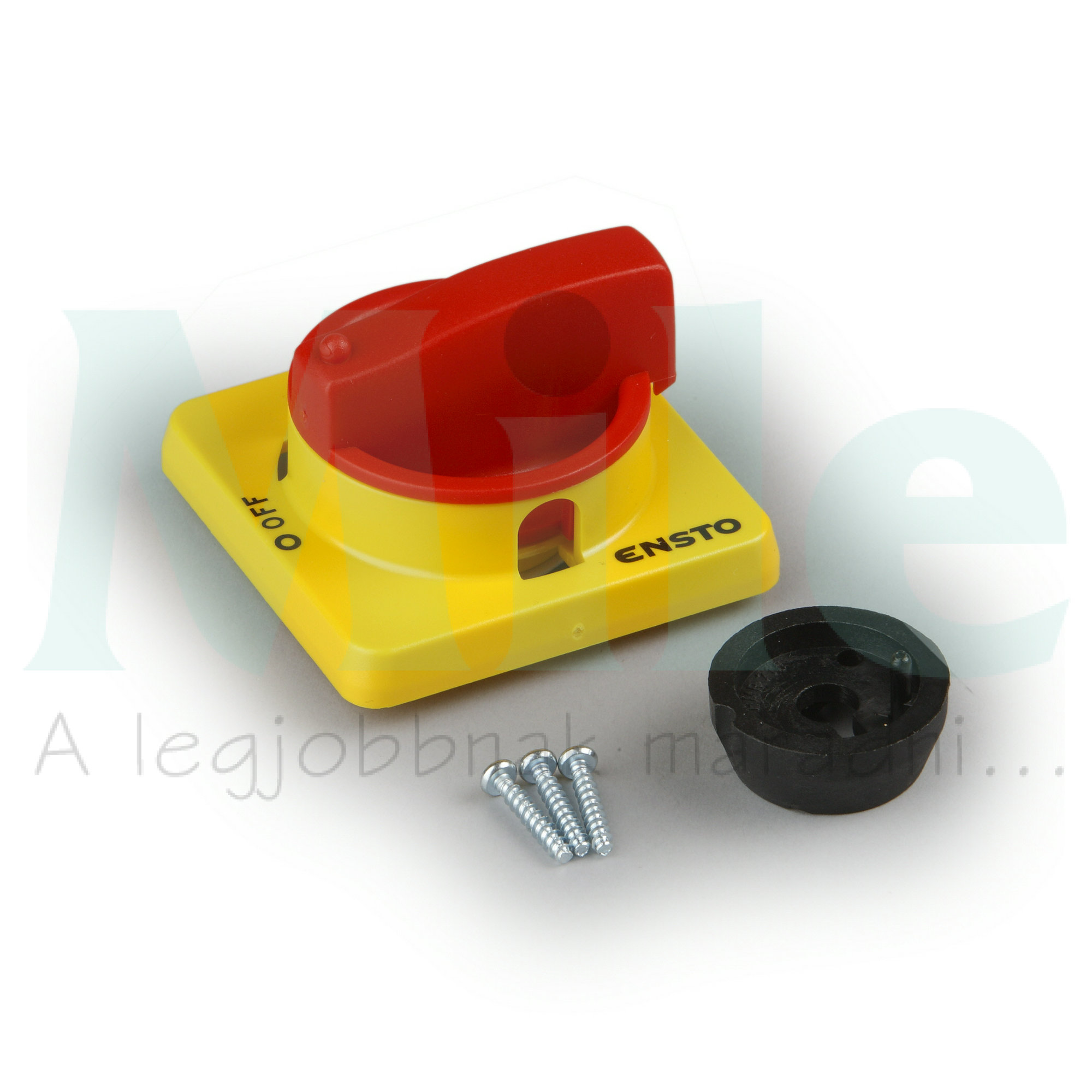 Ajtókuplung forgató hajtás KS3-hoz piros/sárga zárható Ensto