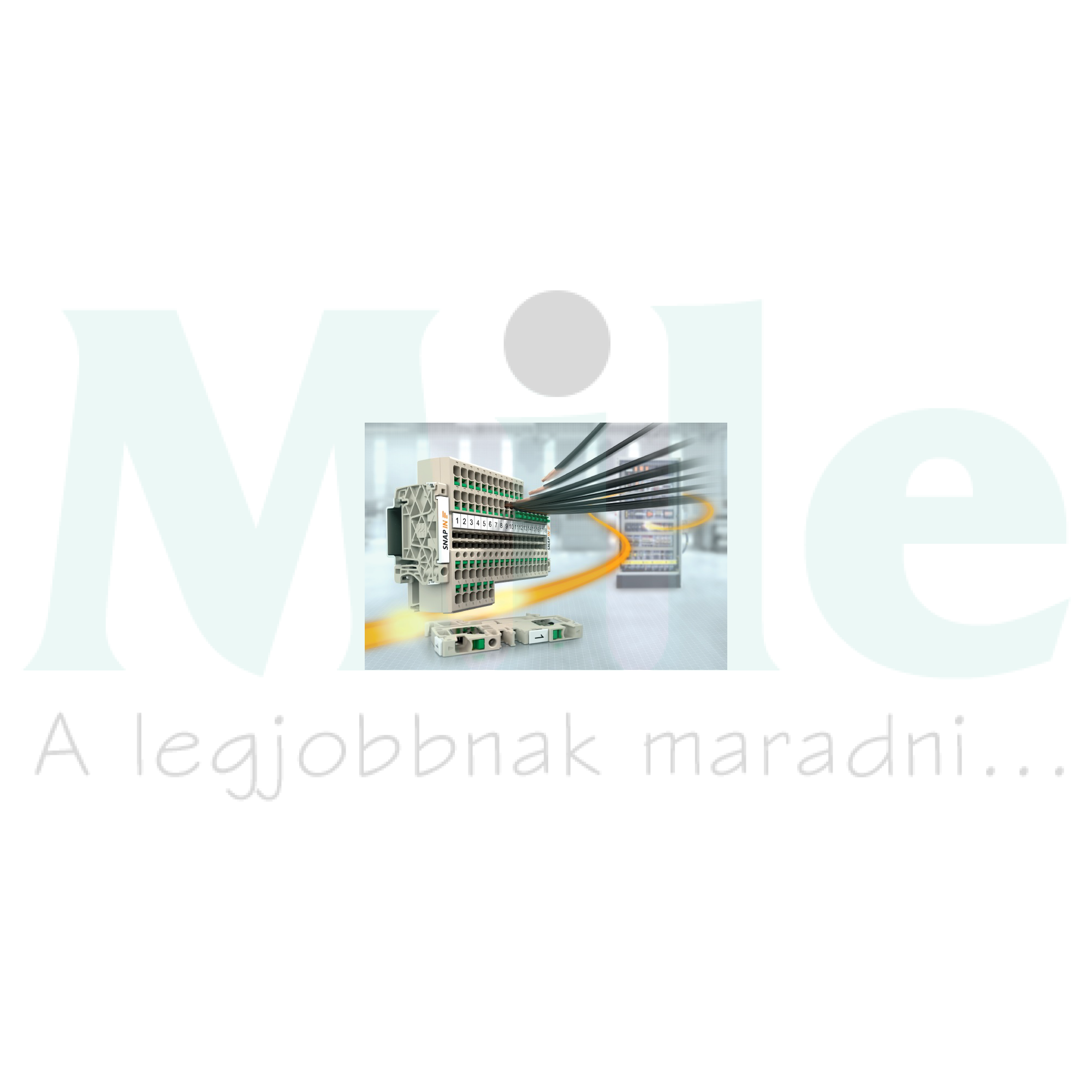 Akciós sorkapocs csomag rugós 540-darabos 24A 800V bézs rugószorításos Snap In Weidmüller