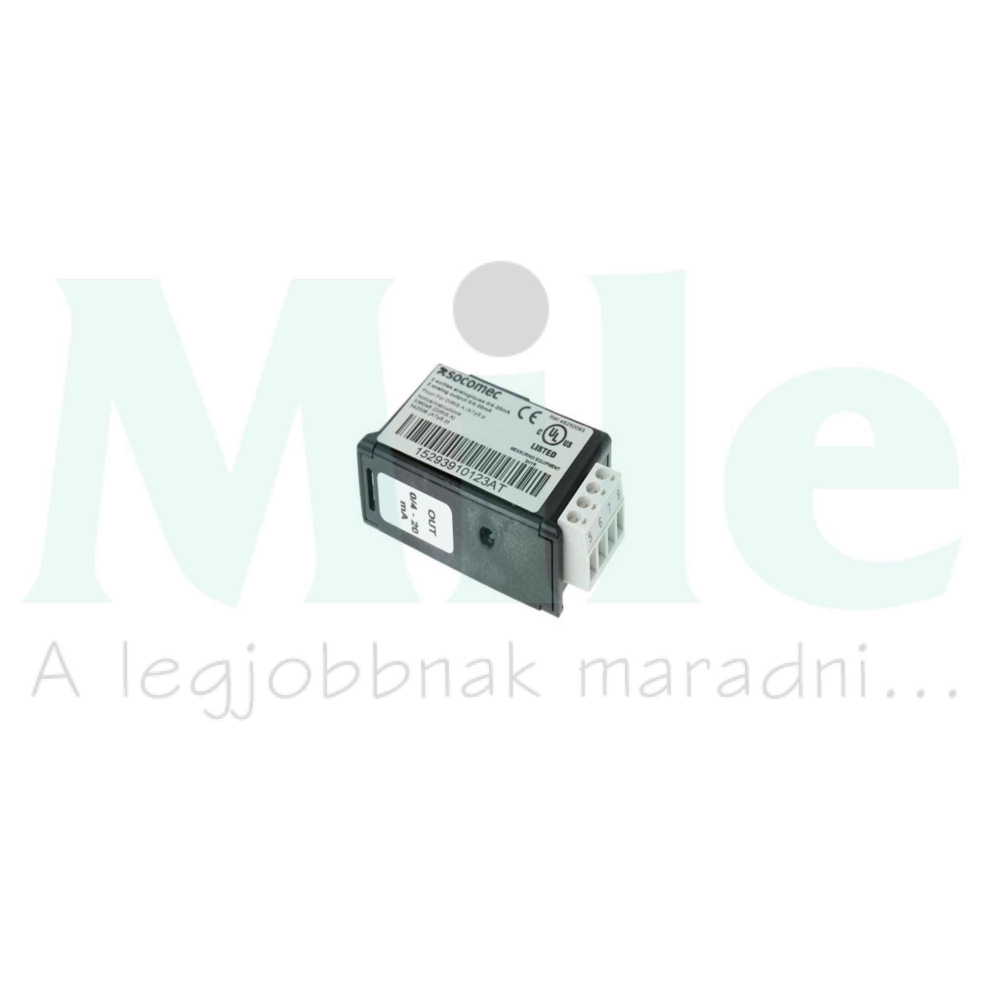 Analóg kimeneti modul hálózatanalizátorhoz 2x0/4...20mA Diris A-40/41 SOCOMEC