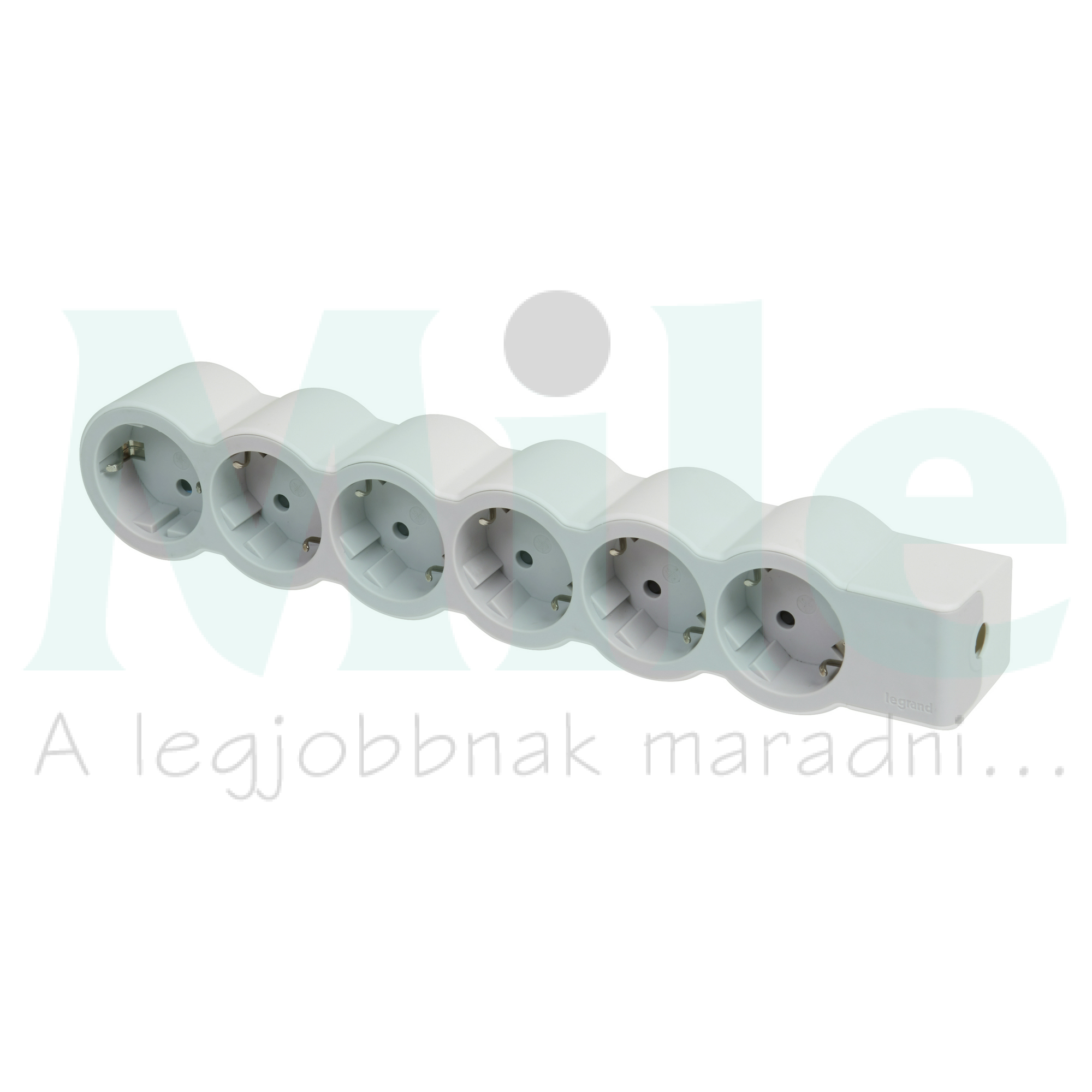 Asztali elosztósor 3680W fehér/szürke 6x2P+E/230V 16A IP20 Standard LEGRAND