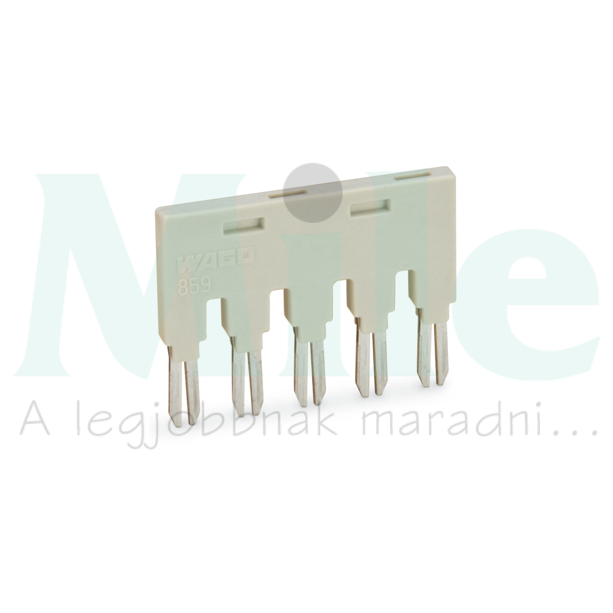 Átkötőhíd 5P világosszürke kapocshíd WAGO