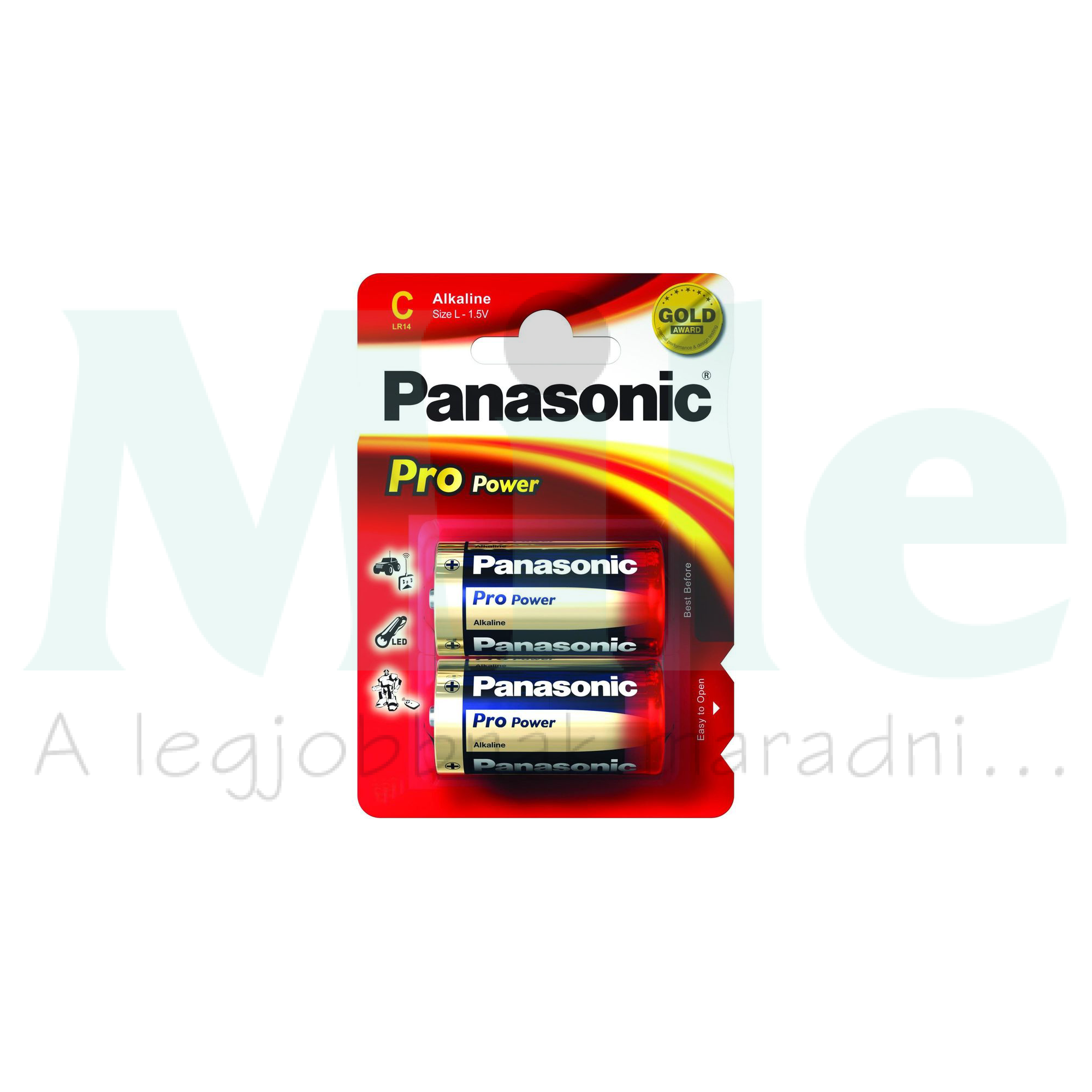 Baby elem C 1.5V alkáli-mangán LR14 Baby(C/R14) MN1400 Pro Power Panasonic