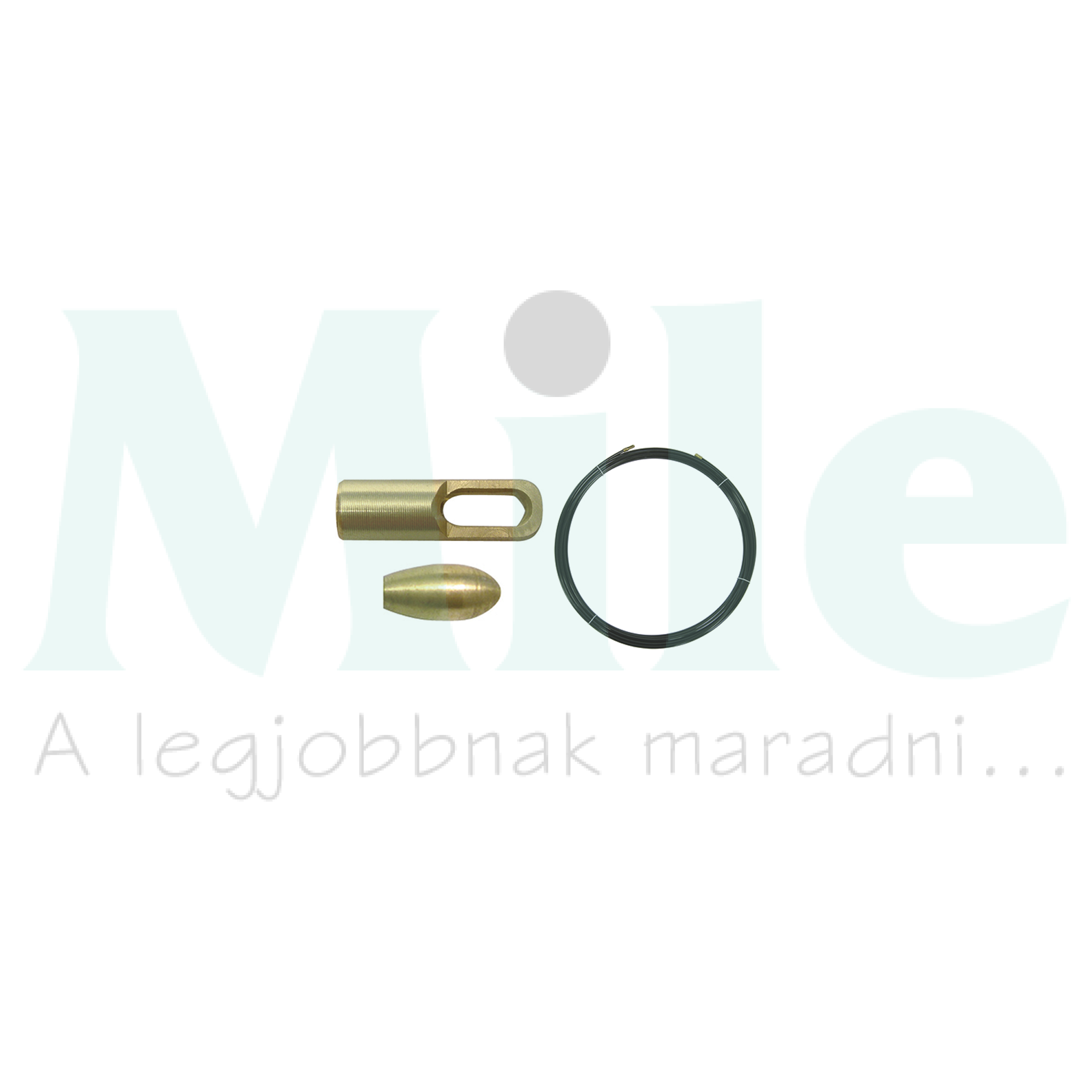 Behúzószál BAYER-perlon szalagból, keresőrugó nélkül 4mm/ 30m védőcső-hoz Haupa