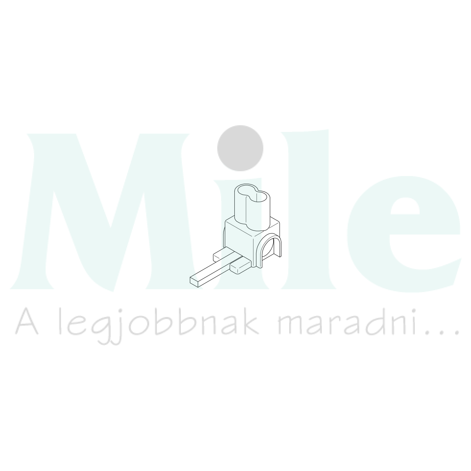 Betápkapocs tüskés sorolósínhez 35mm2-vezetőhöz(max.) AS/35-SL SO ISO. GRAU Pollmann