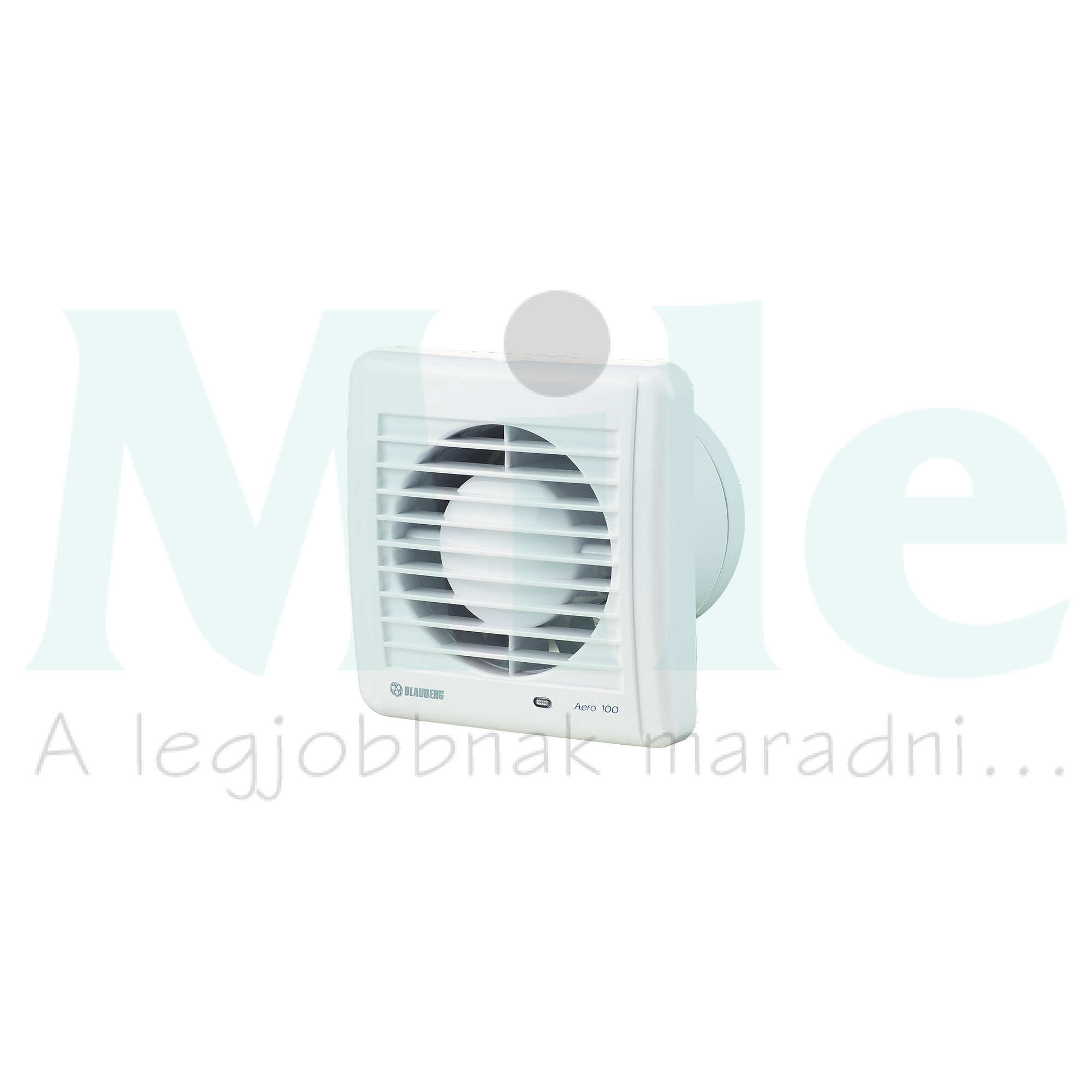 Ventilátor golyóscsapágy időzítő páraérzékelő IP34 100mm csőre 102m3/h axiál Aero 100 H Blauberg