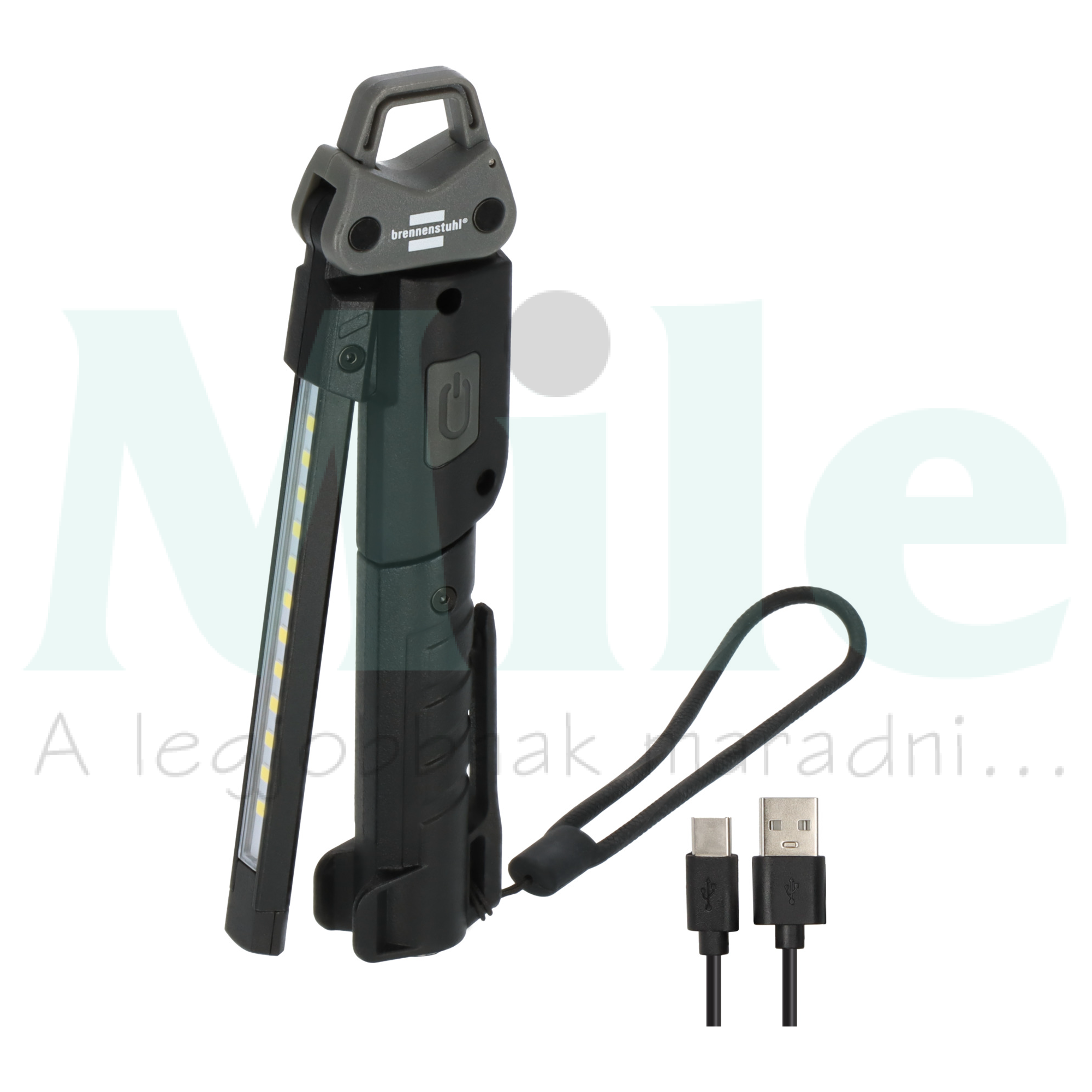 LED kézilámpa USB-C-kábellel Li-ion-akku 3W 3.7V DC 400lm 6500K IP20 HL 400 AC LECTRA