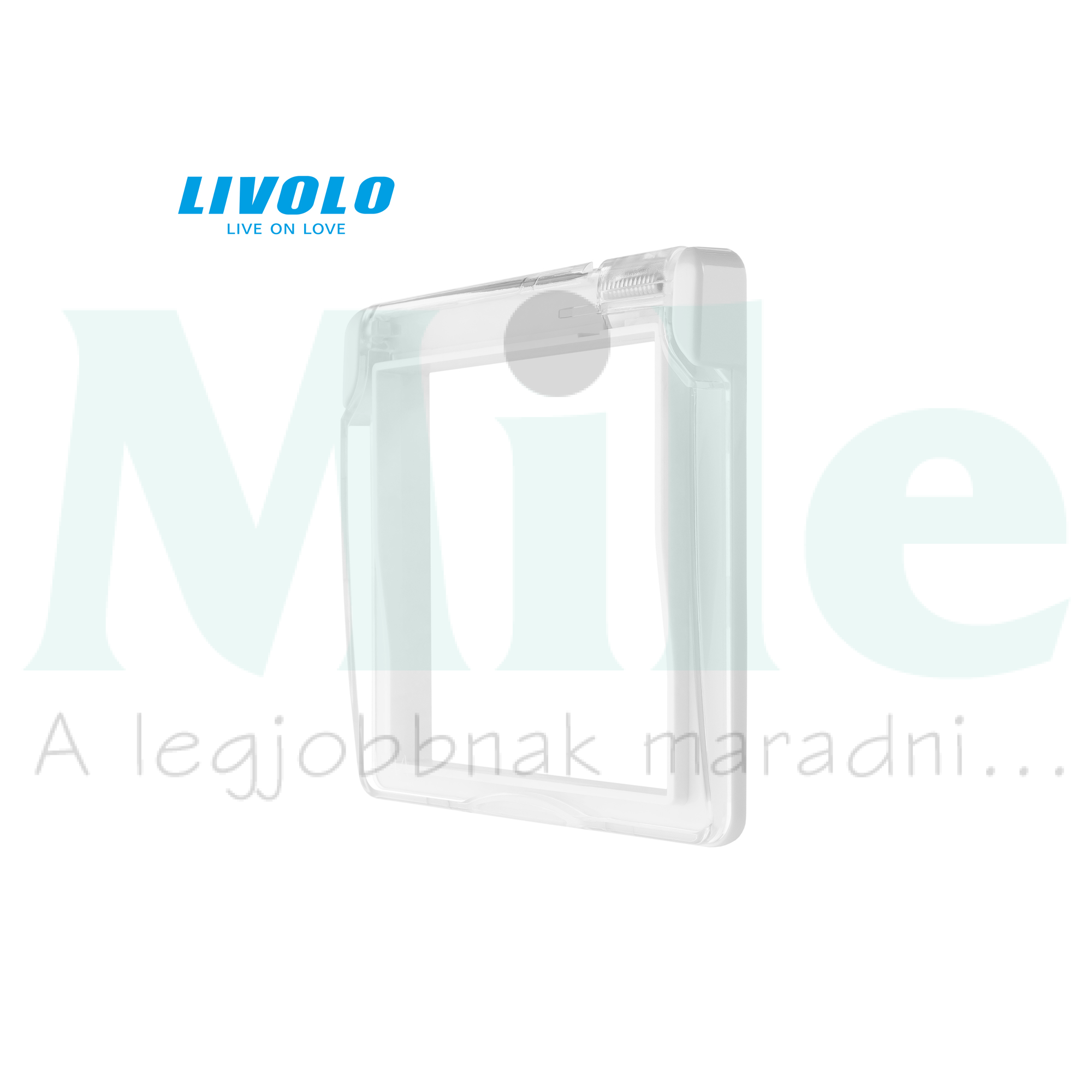 C7 csapófedél 162 dugaljhoz 58x58mm fehér  C71WFW LIVOLO