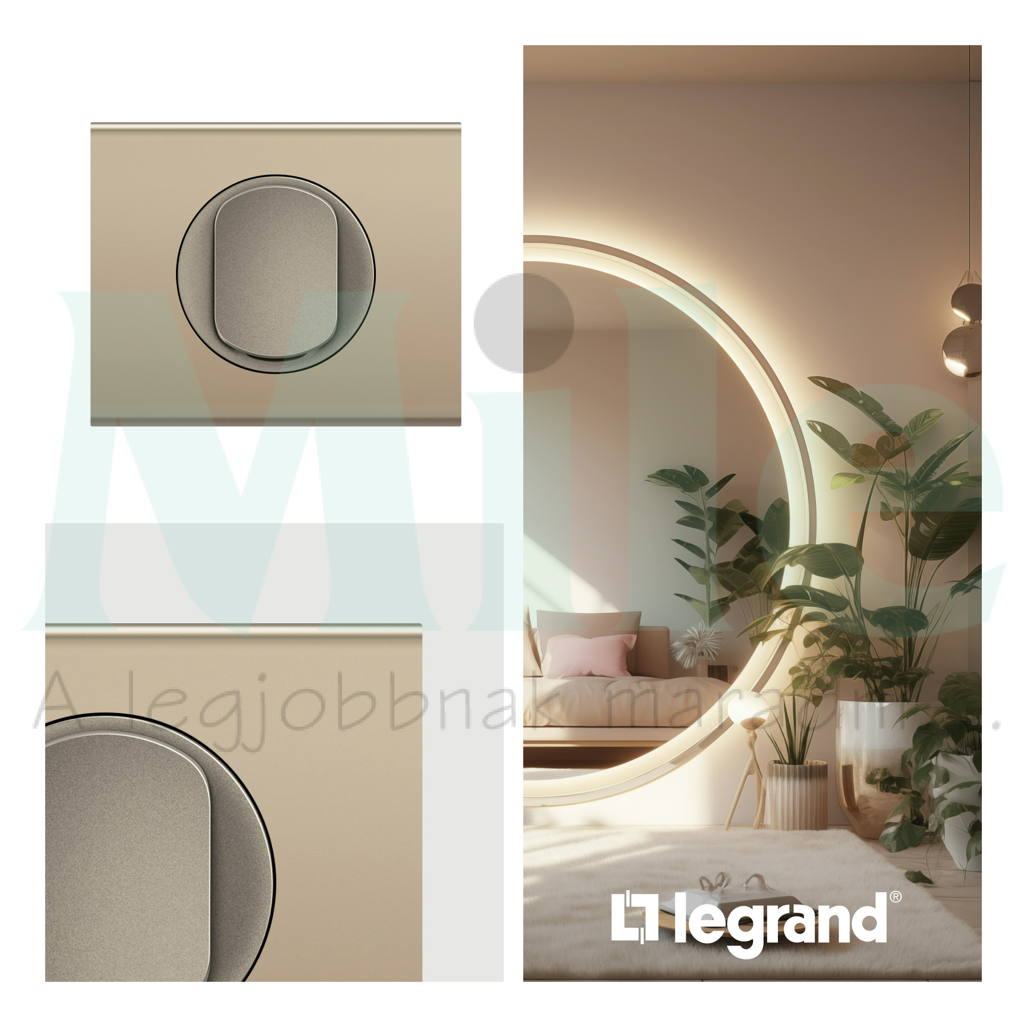 Céliane 1-es keret, selyemfényű nikkel