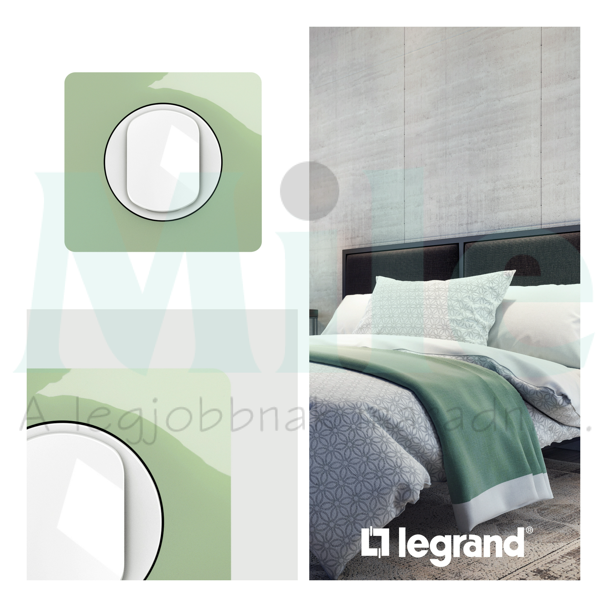 Céliane 1-es keret, szeladon zöld