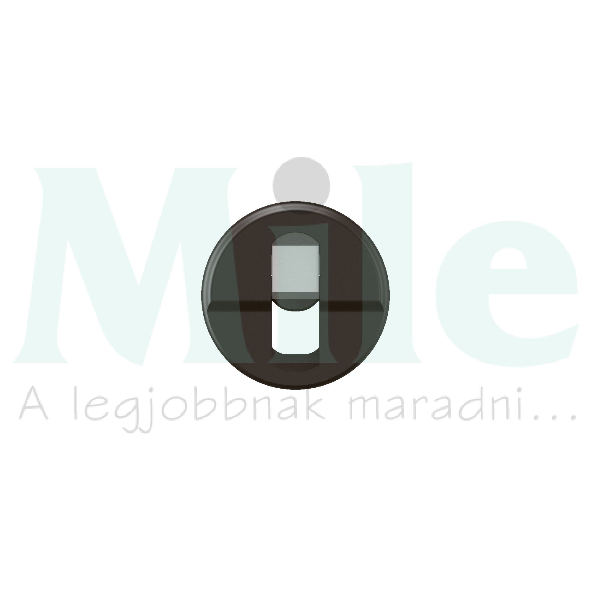 Céliane 1xRJ45 aljzat burkolat, fekete