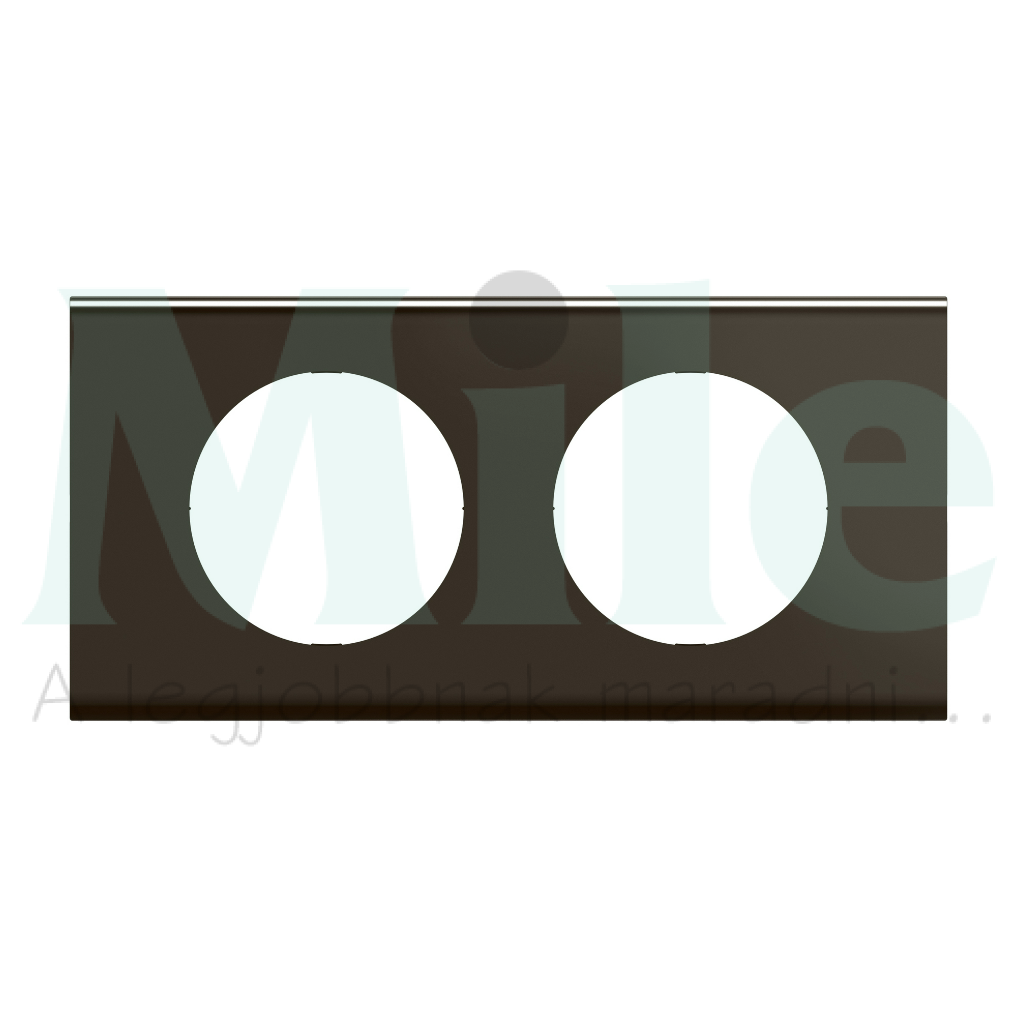 Céliane 2-es keret, selyemfényű sötét nikkel