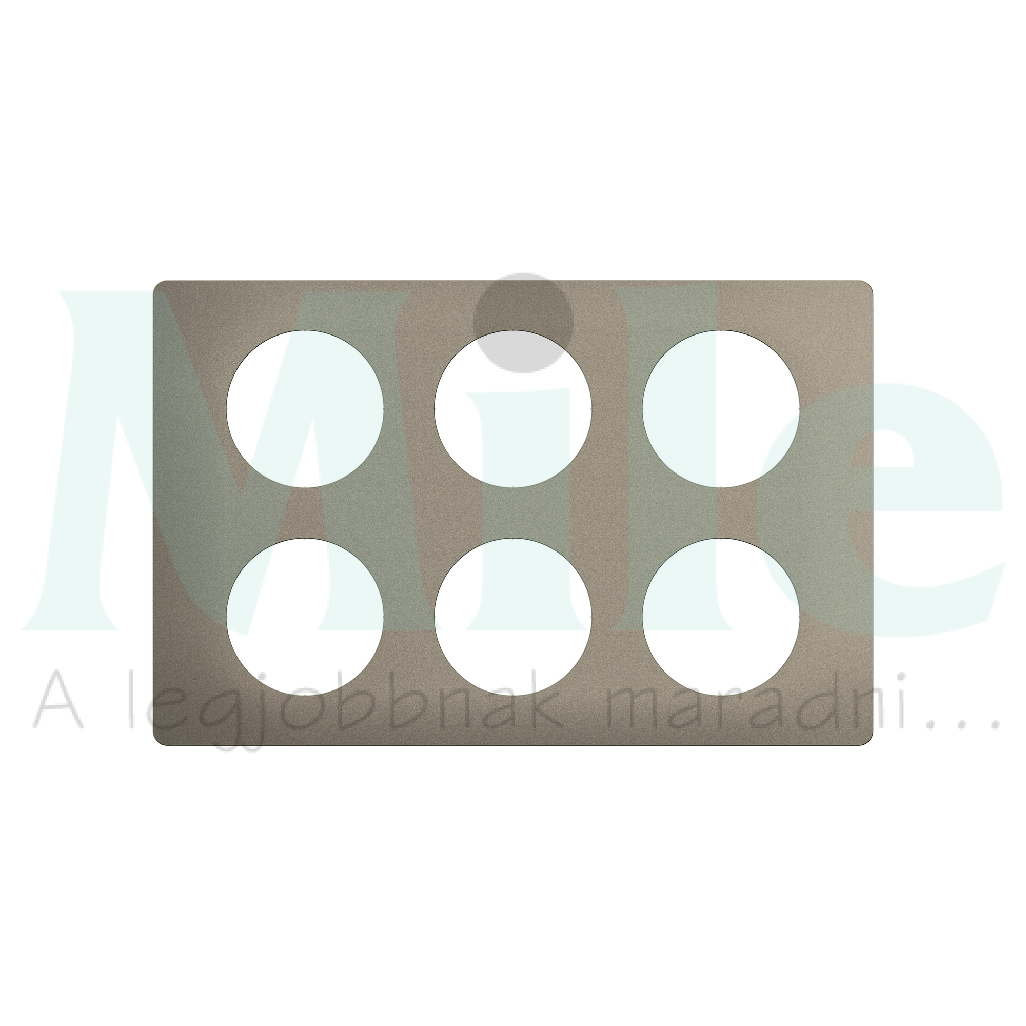 Céliane 2x3-as keret, selyemfényű acél