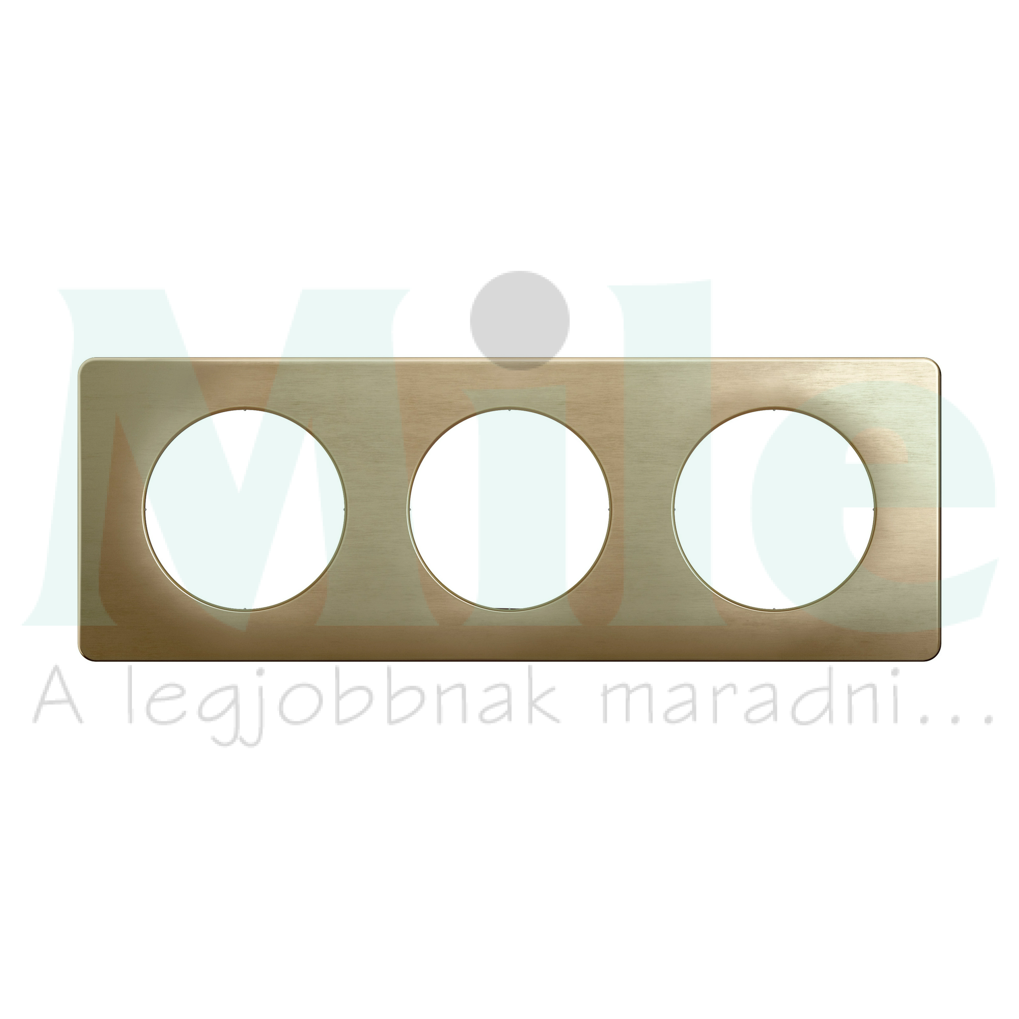 Céliane 3-as keret, selyemfényű bronz