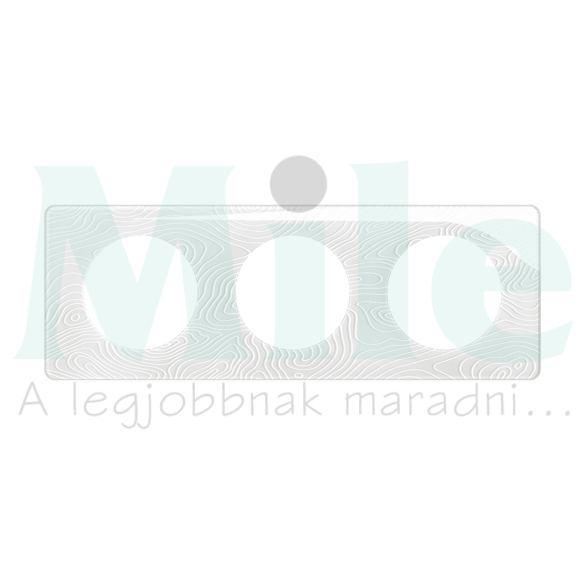 Céliane 3-as keret, strukturált fehér