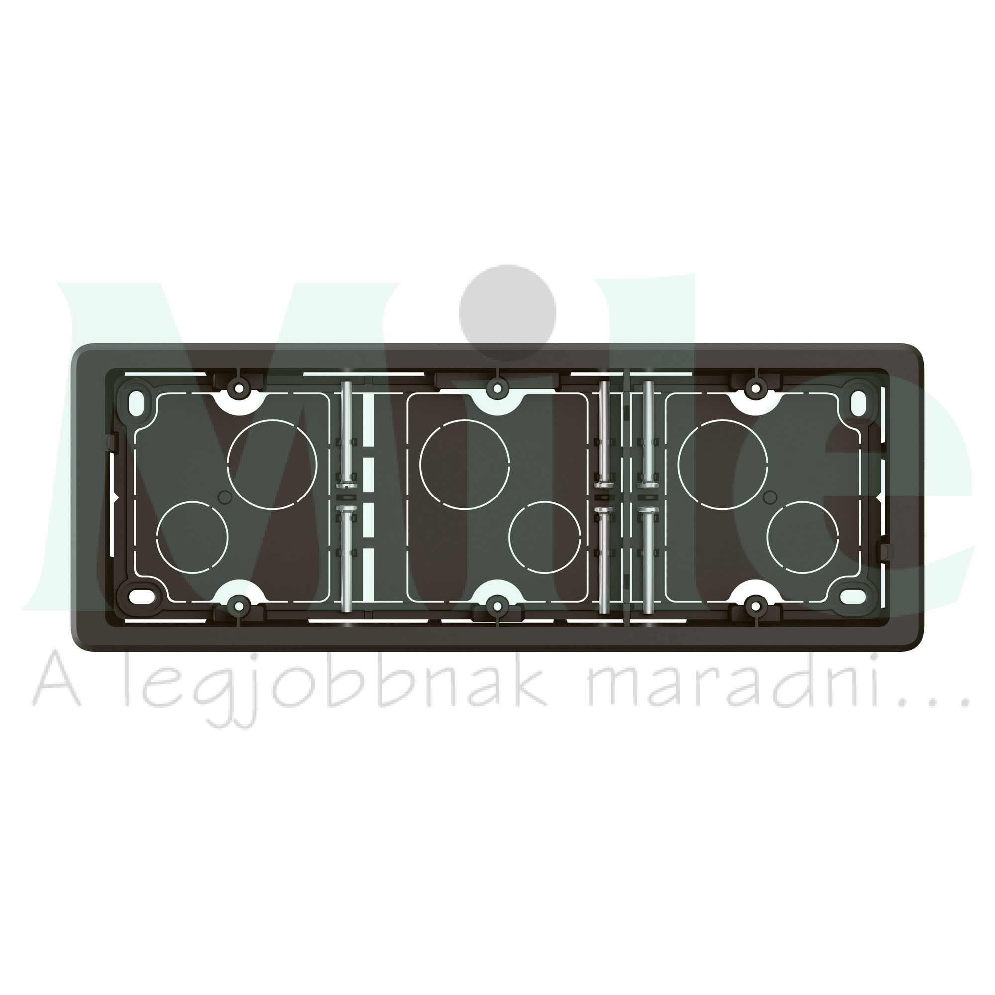 Céliane 3-as kiemelőkeret, fekete