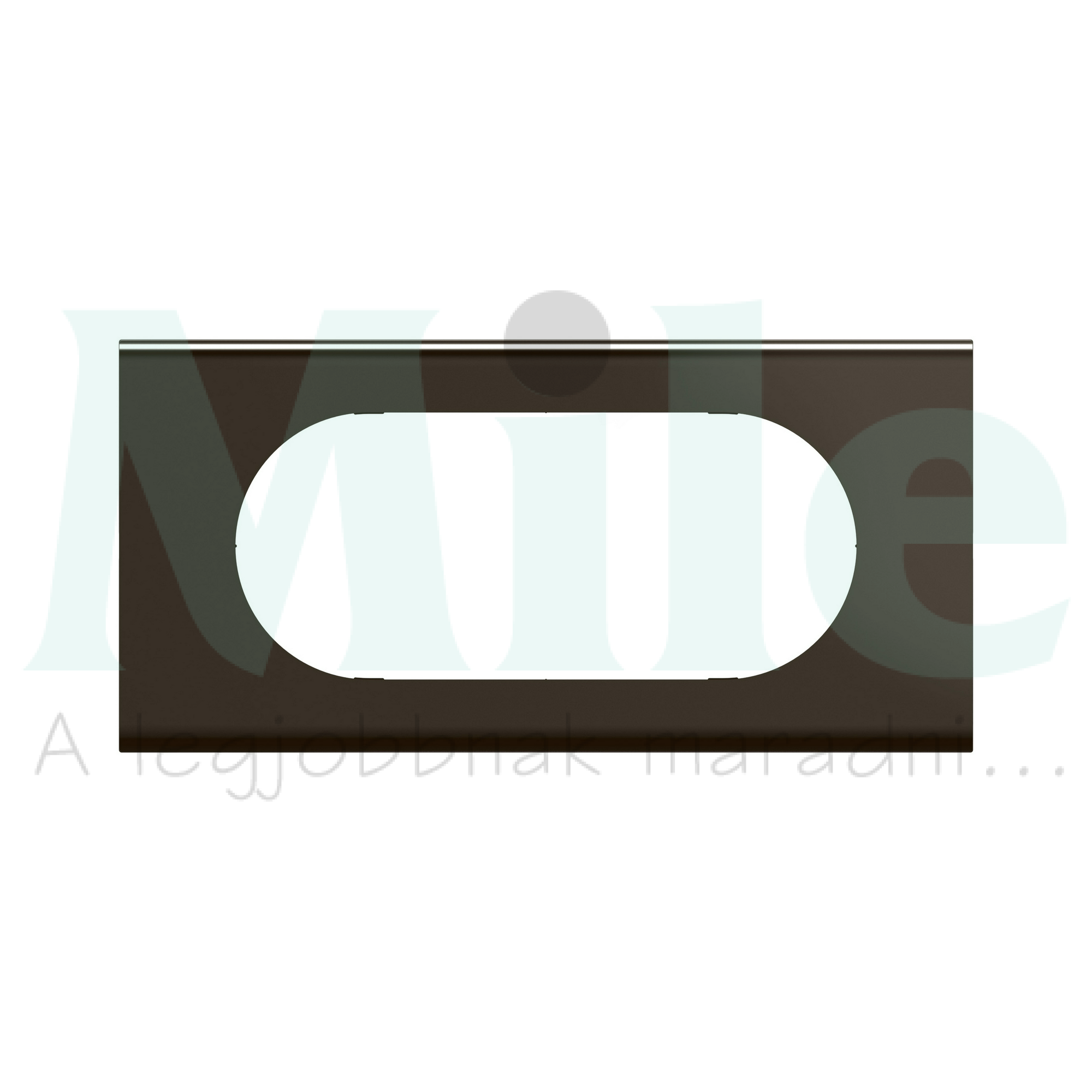 Céliane 4/5 modulos keret,selyemfényű sötét nikkel