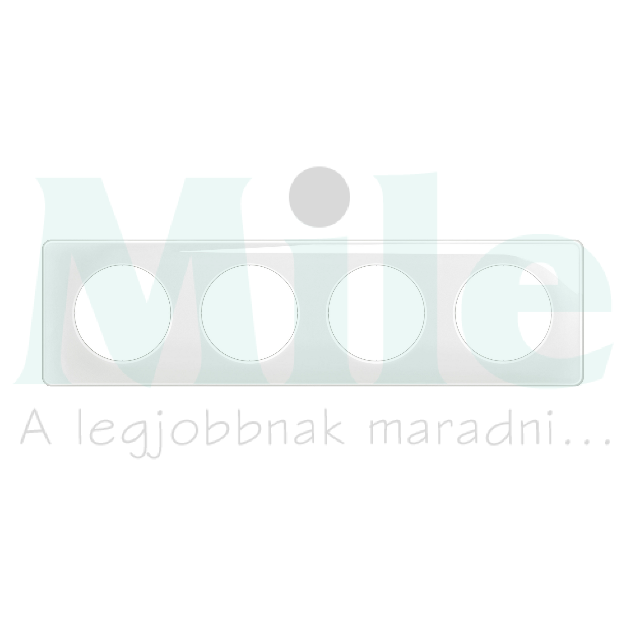 Céliane 4-es keret, kristály fehér