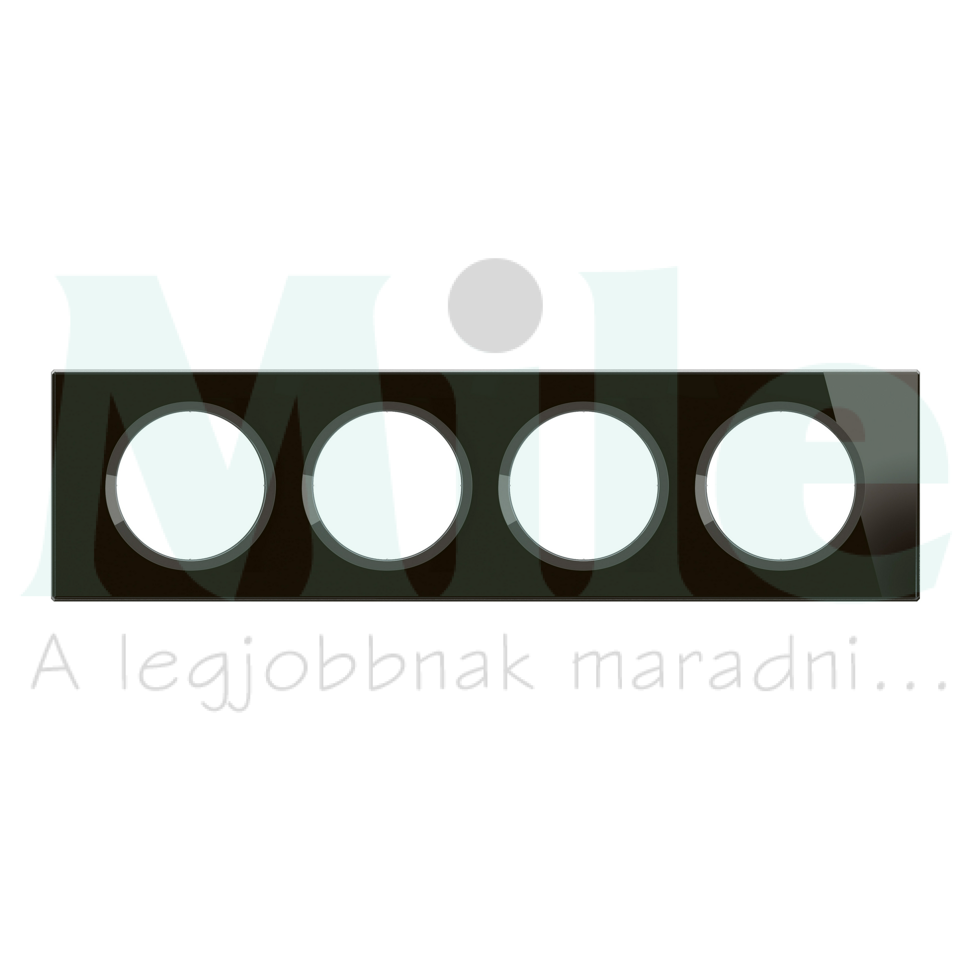 Céliane 4-es keret, onyx fekete üveg