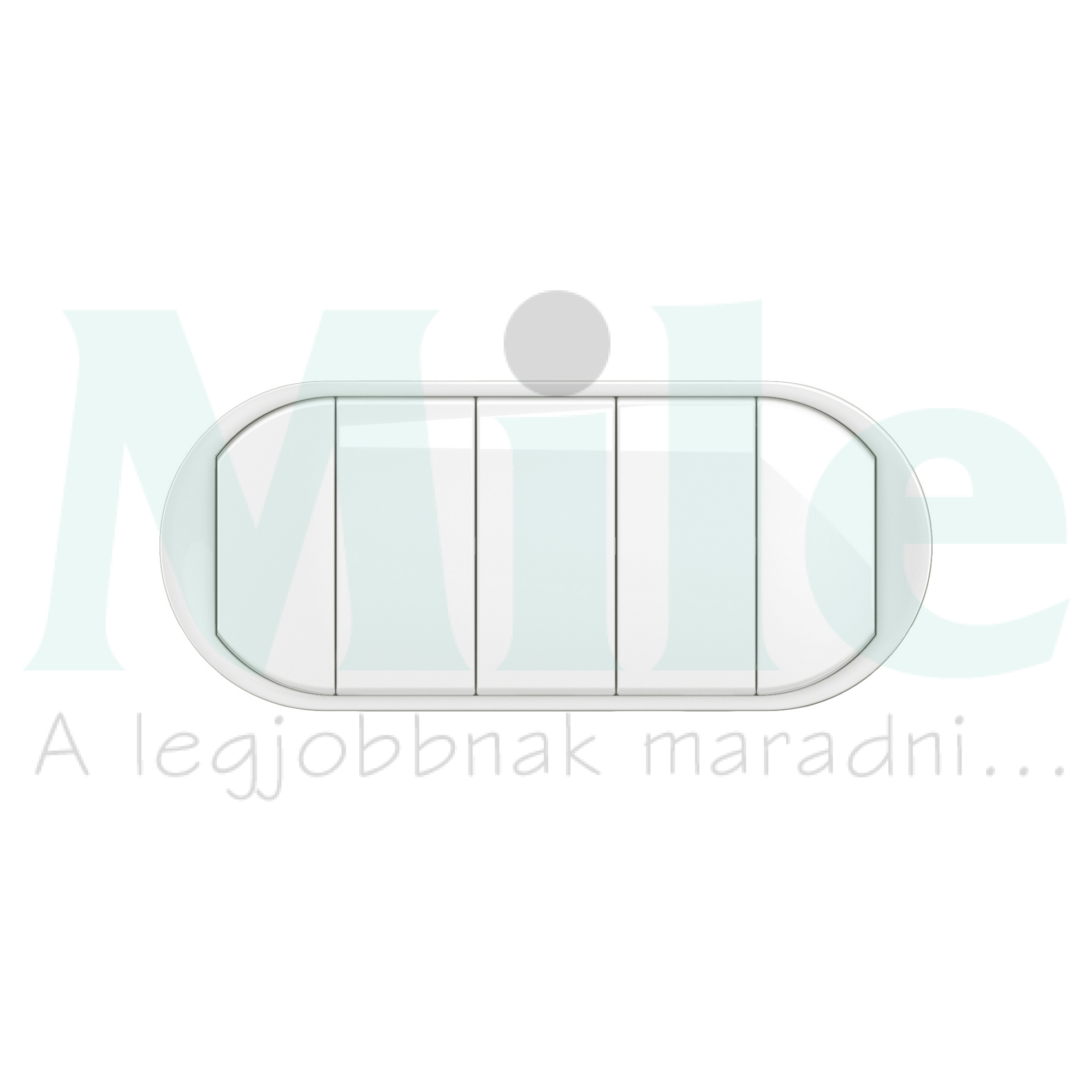 Céliane 5-ös billentyű, burkolat, 4/5 mod, fehér