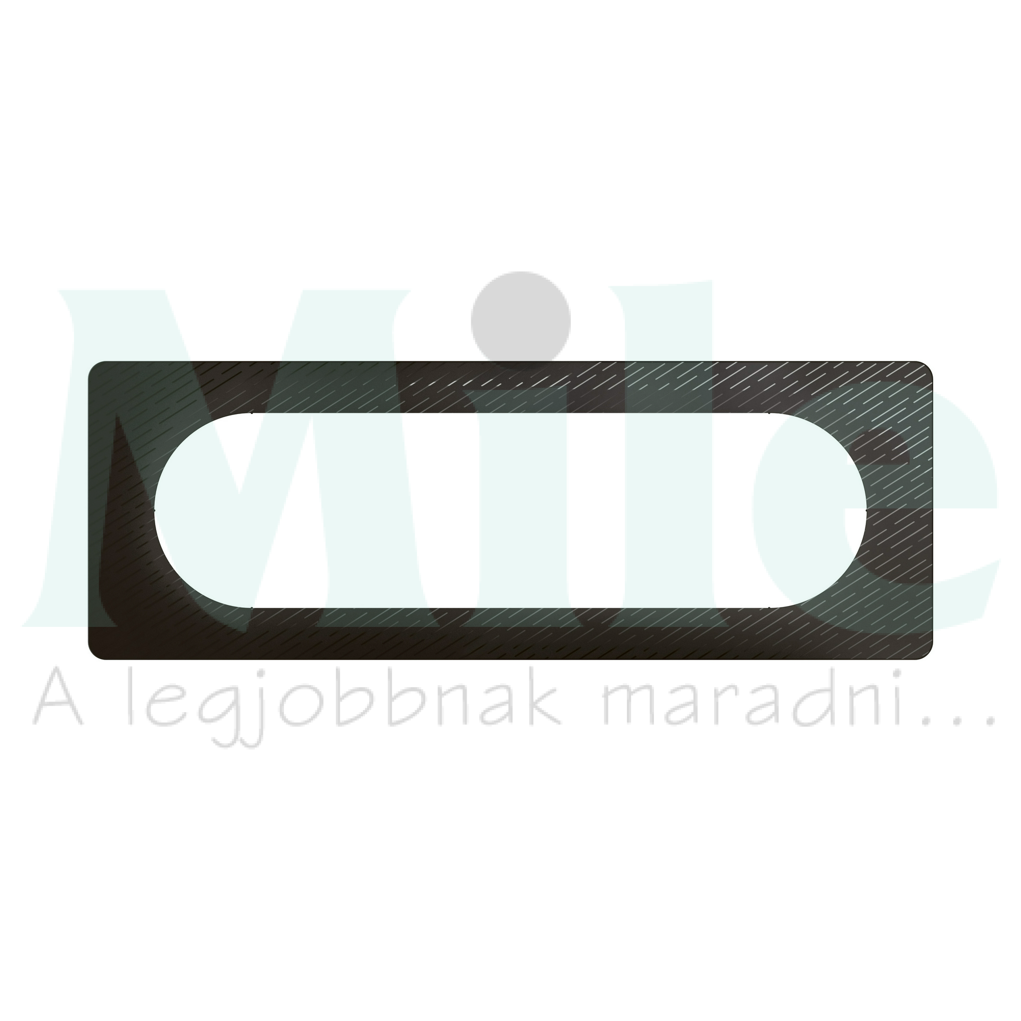 Céliane 6/8 modulos keret, fekete meteor