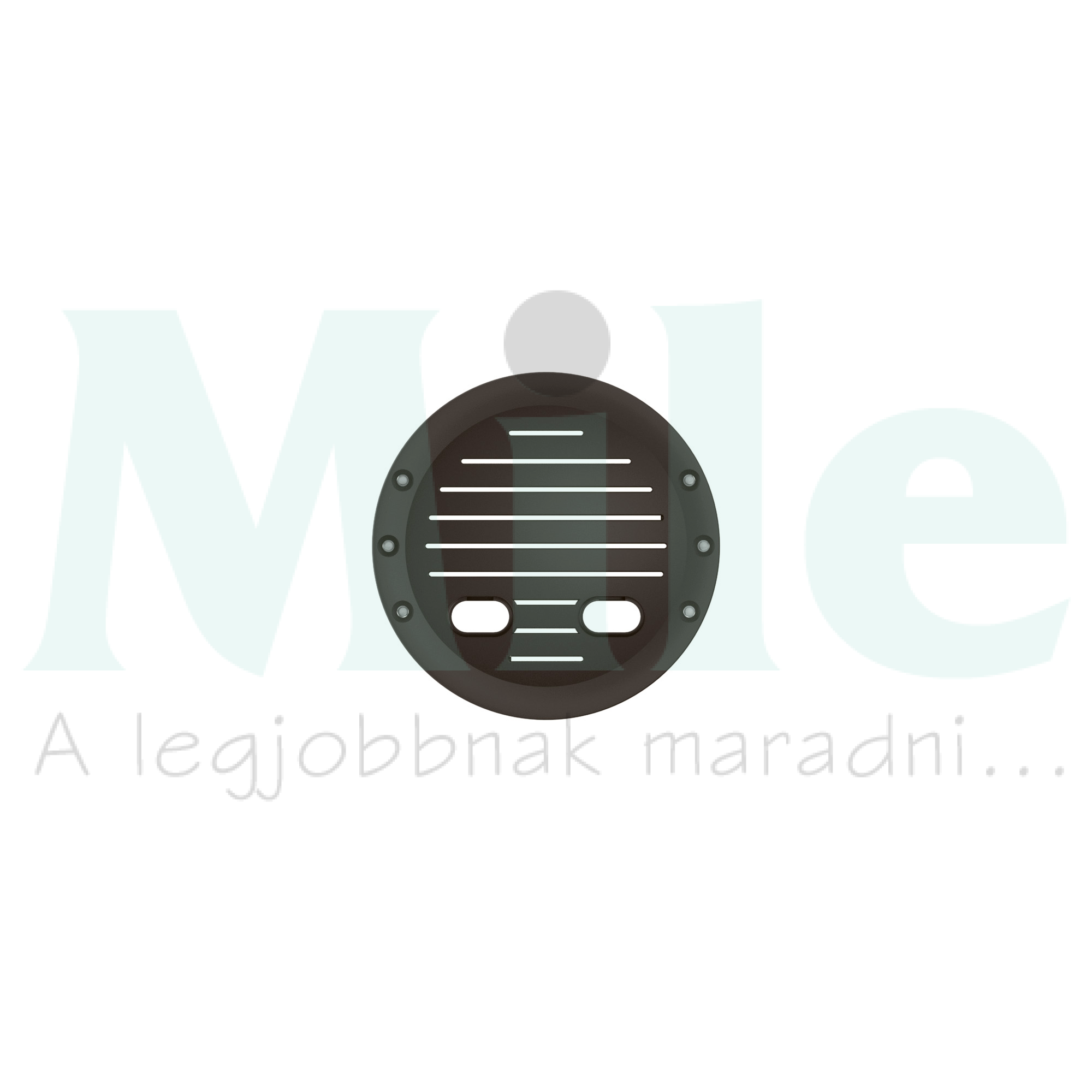 Céliane dallamcsengő burkolat, fekete