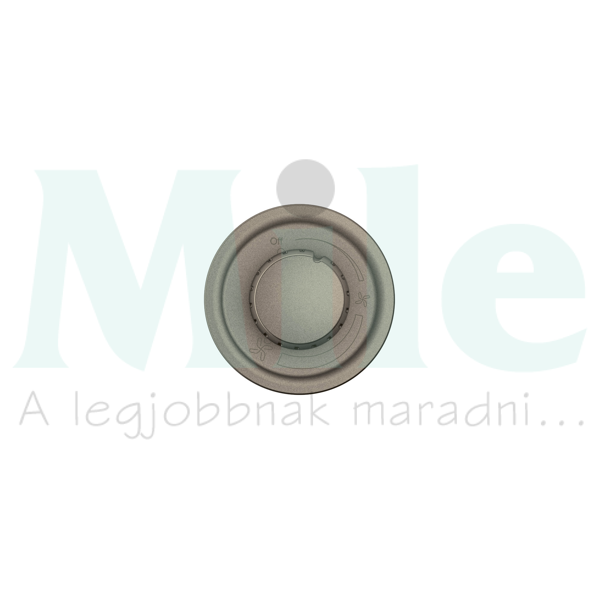 Céliane forgatógombos mennyezeti ventilátor vezérlő burkolat, titánium