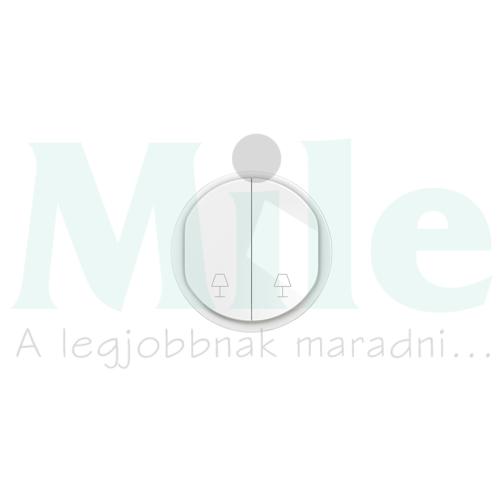 Céliane hotel éjjeli lámpák dupla 106 váltókapcsoló burkolat, fehér