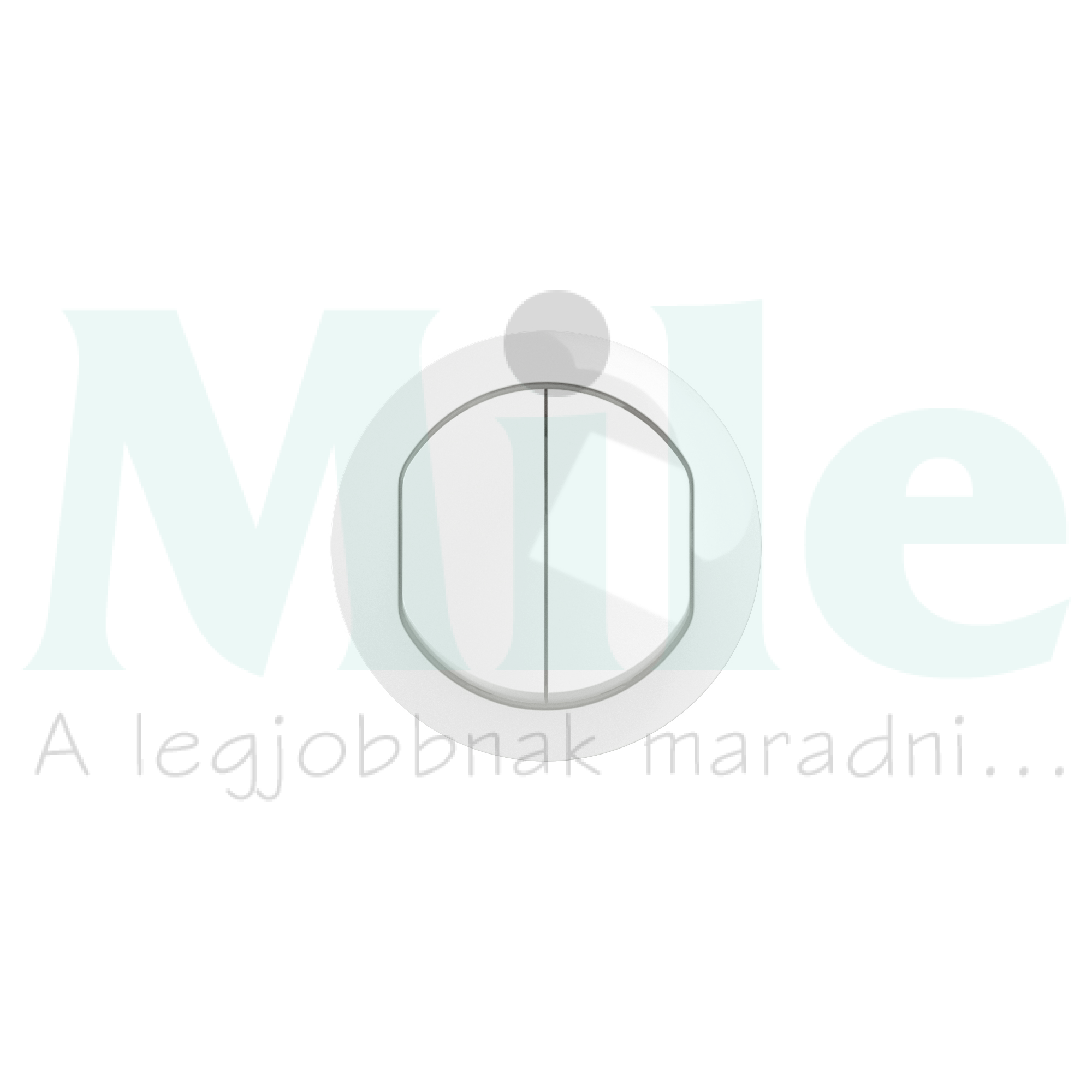 Céliane kettős billentyű, IP44, burkolat, fehér