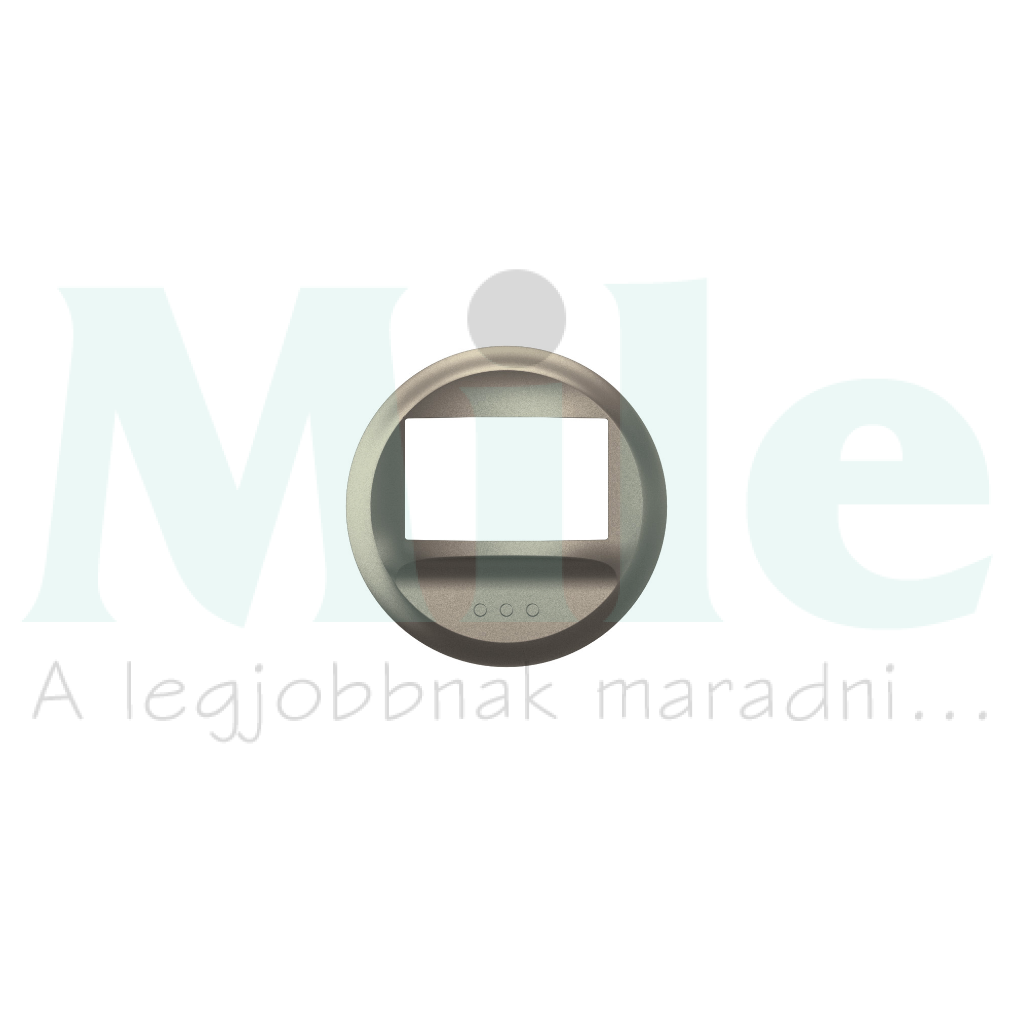 Céliane mozgásérzékelős kapcsoló beépített nyomógombbal burkolat, titánium