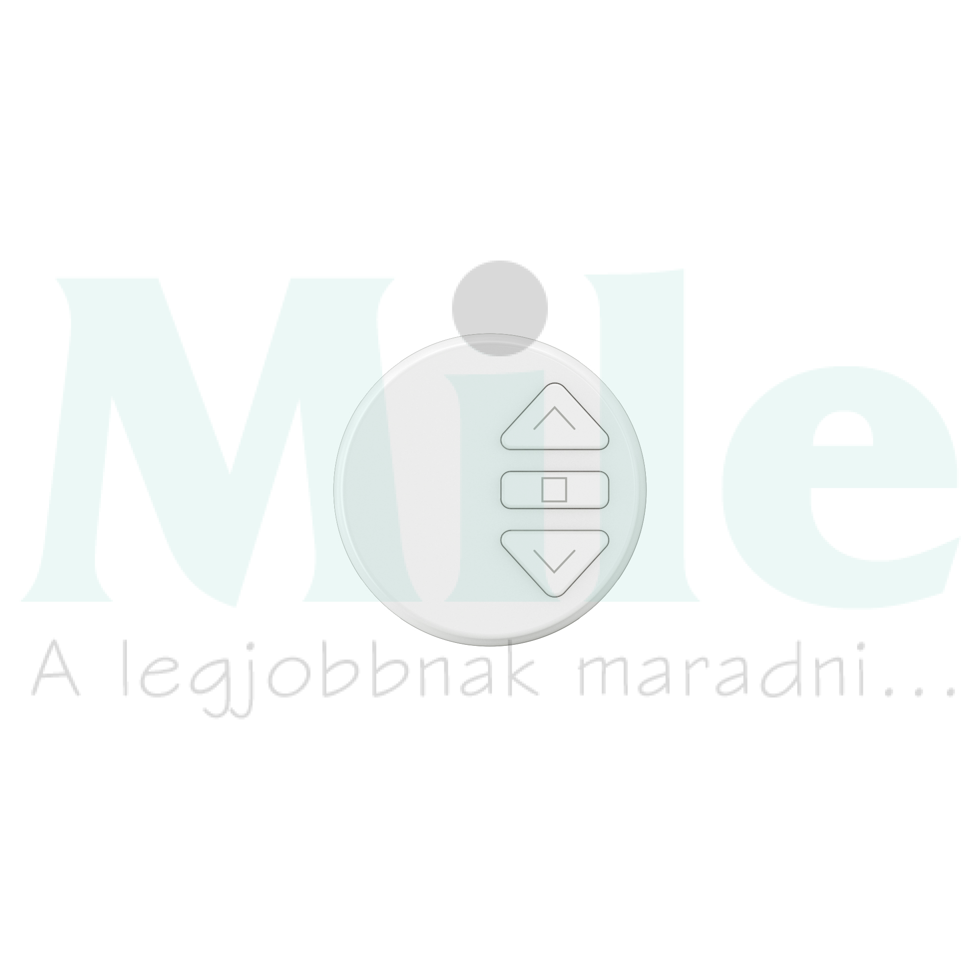 Céliane Somfy redőnykapcsoló burkolat, fehér