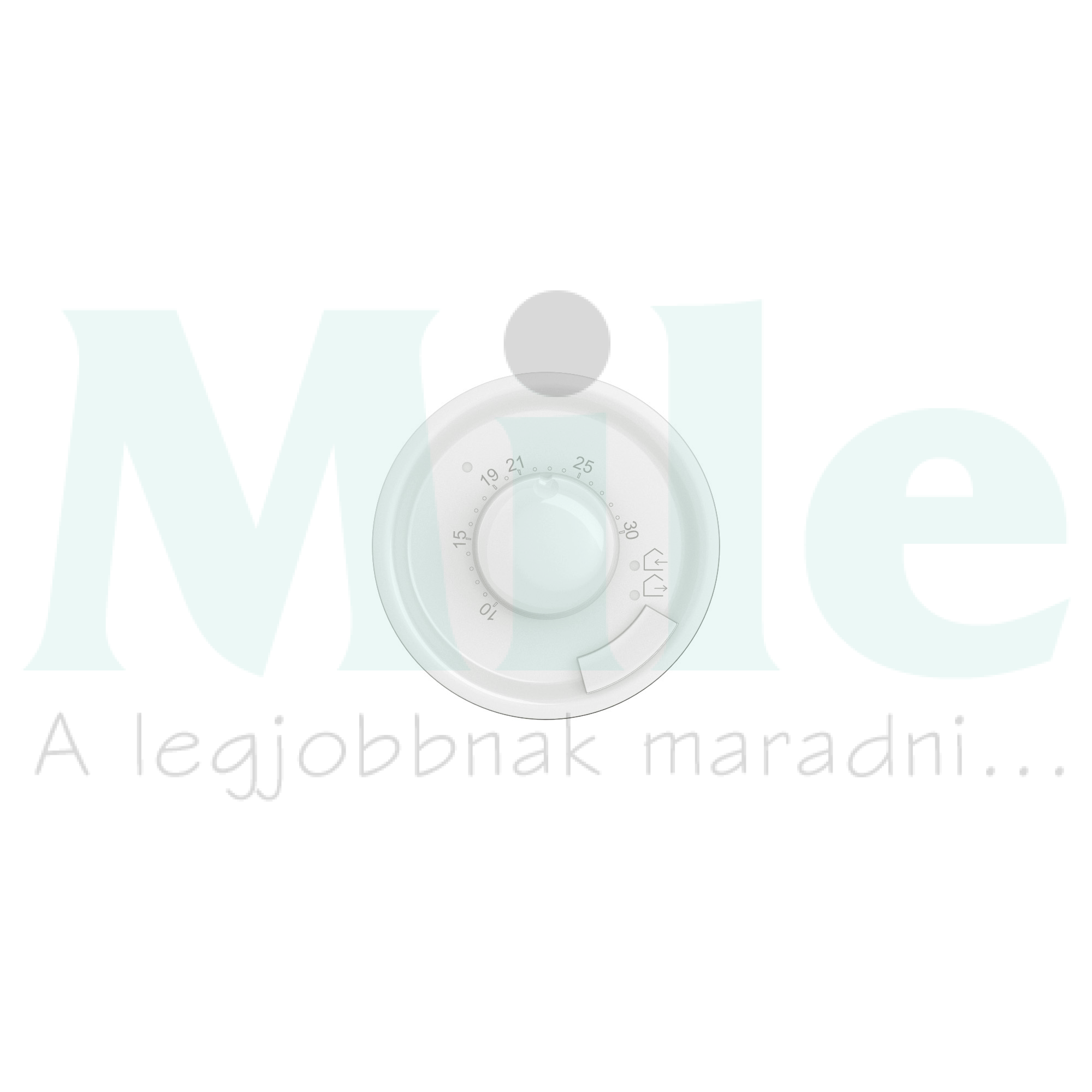 Céliane szobatermosztát burkolat, fehér