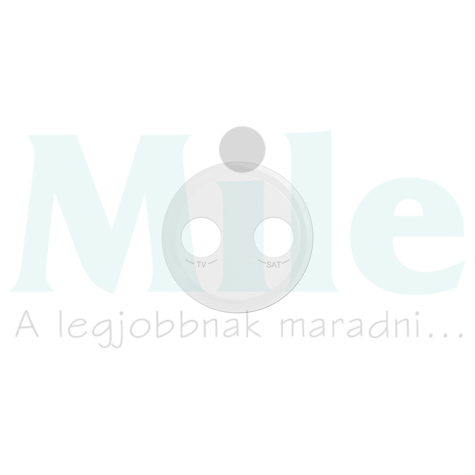 Céliane TV-SAT aljzat burkolat, fehér