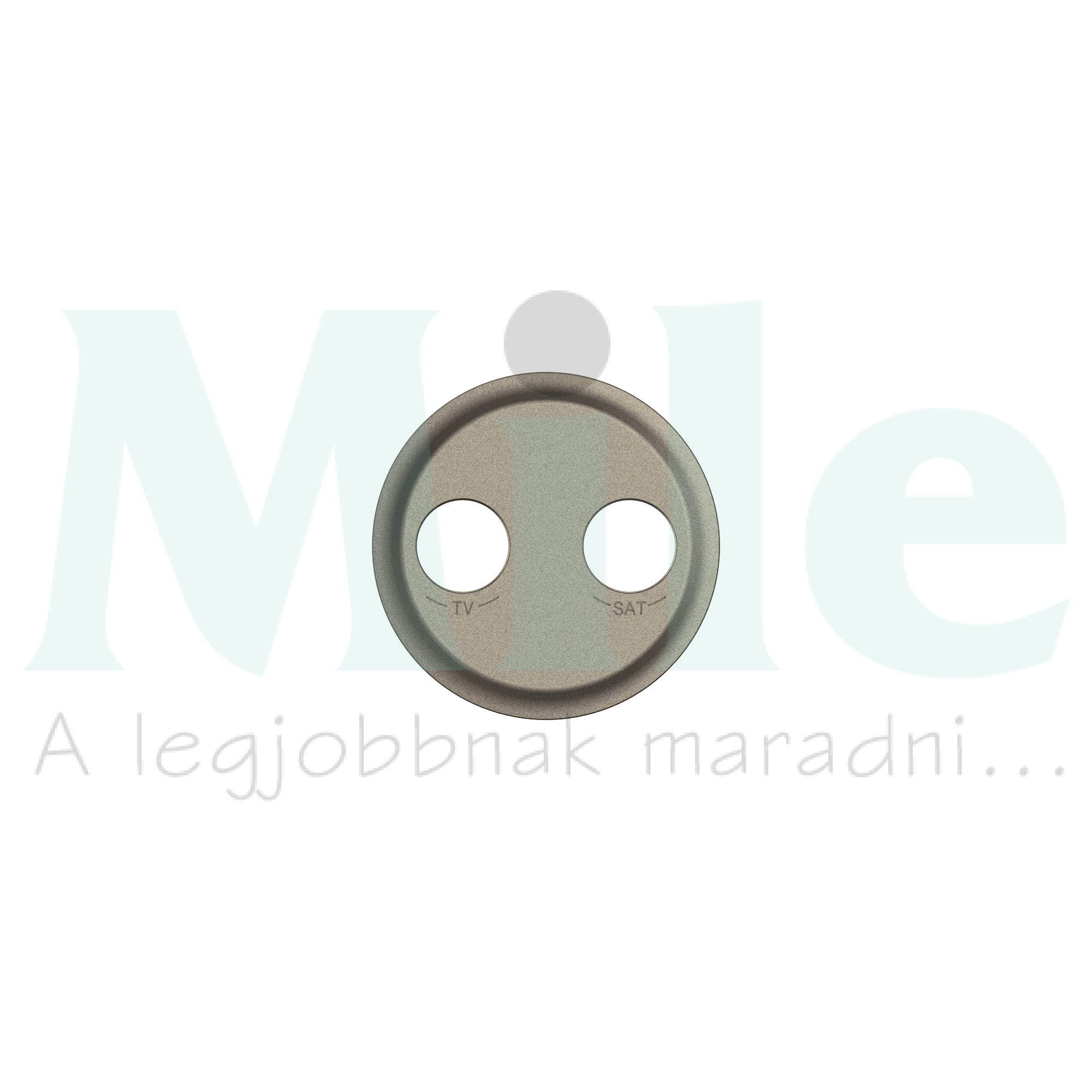 Céliane TV-SAT aljzat burkolat, titánium