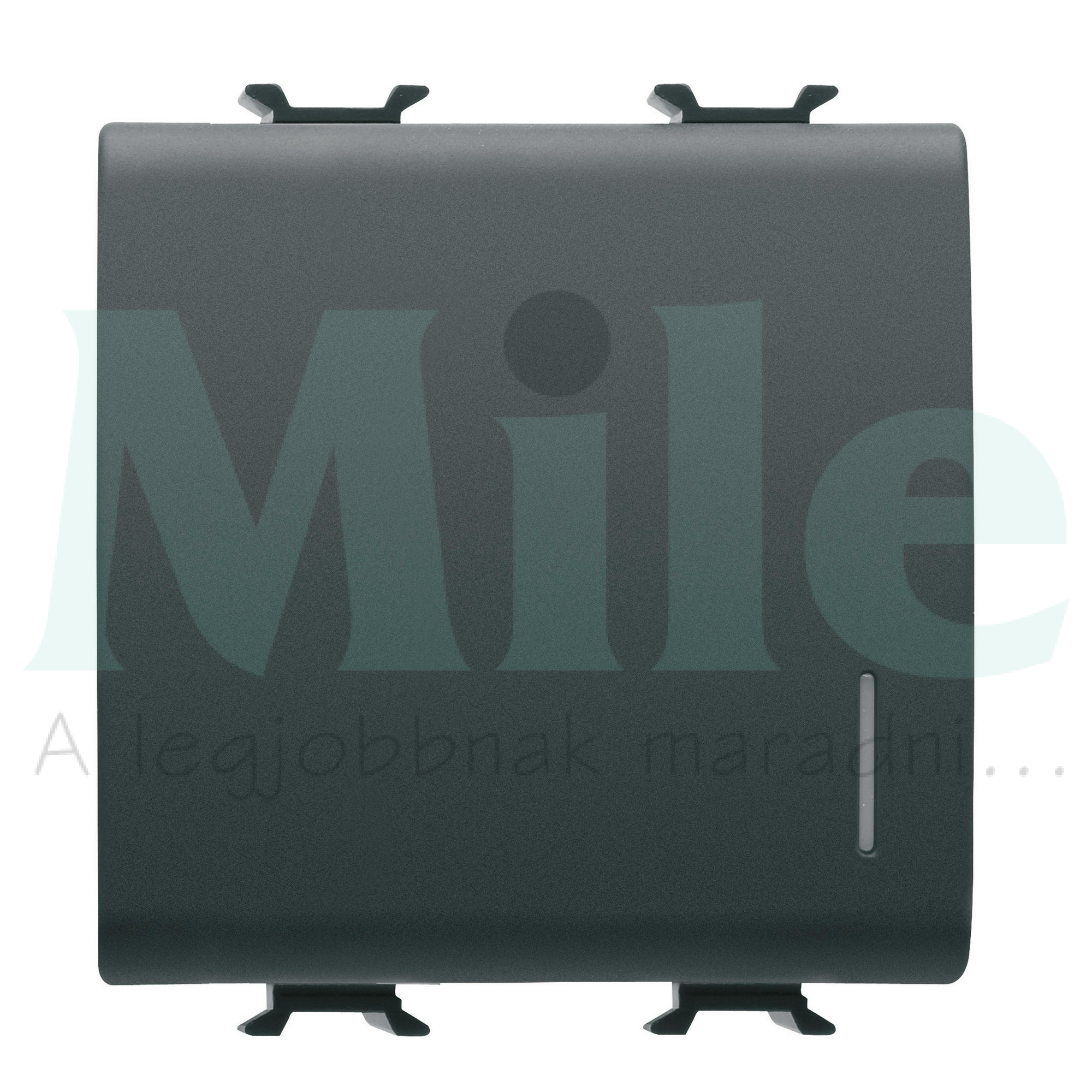 ChoruSmart 101 1P kapcsoló (+jelzőfény) moduláris 2M fekete beépített rugós IP41 GEWISS