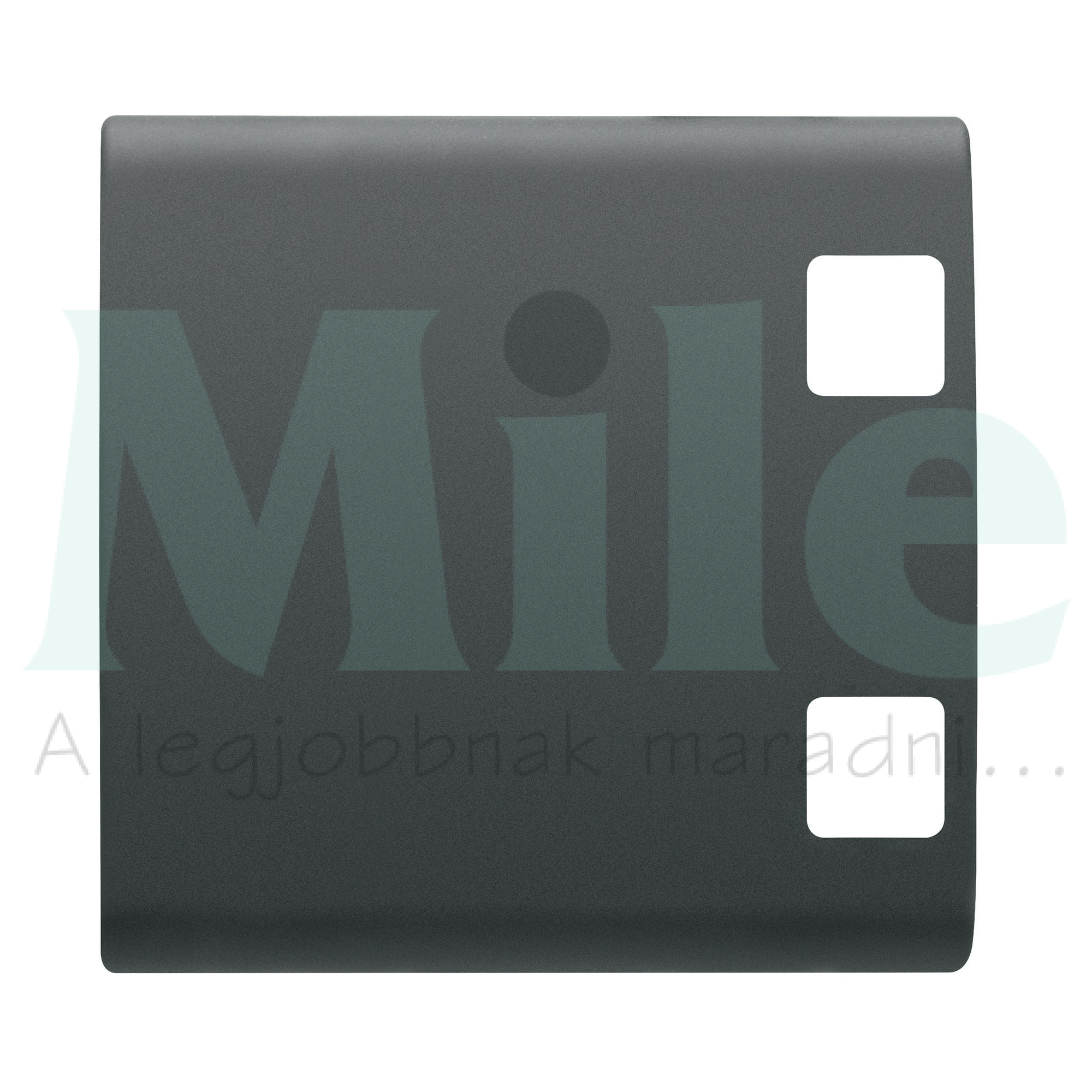 ChoruSmart KNX nyomógomb panelhez 2M 2szimbólum búrával fekete GEWISS