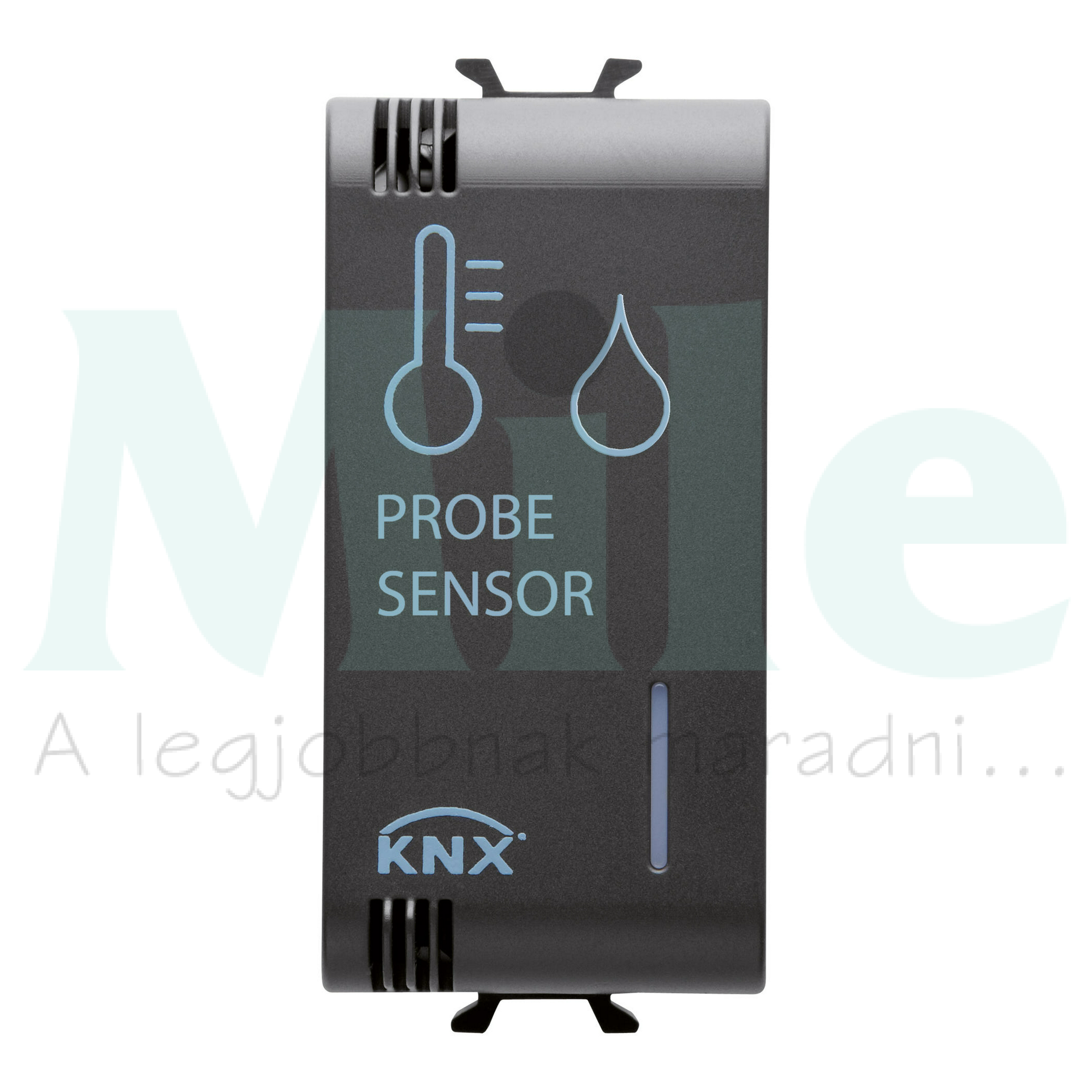 ChoruSmart KNX hő-/páraérzékelő 10-95%rH 1M fekete kapocs 45°C műanyag GEWISS