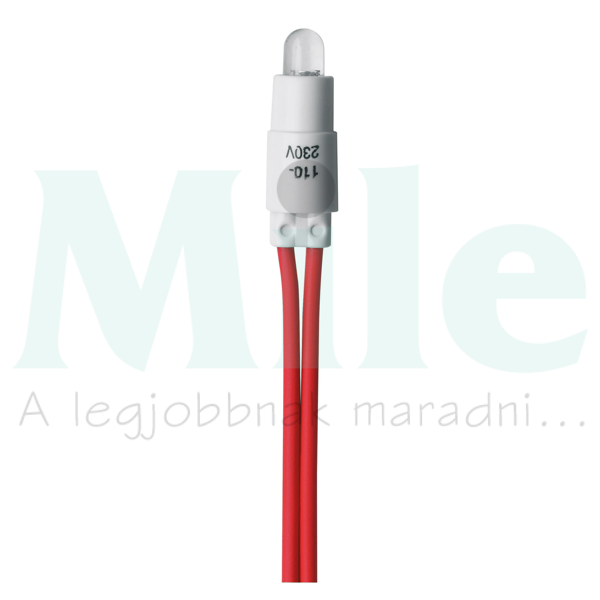 Chorus installációs szerelvény világítóbetét 0,1m vezetékkel LED piros-fényű 230V GEWISS