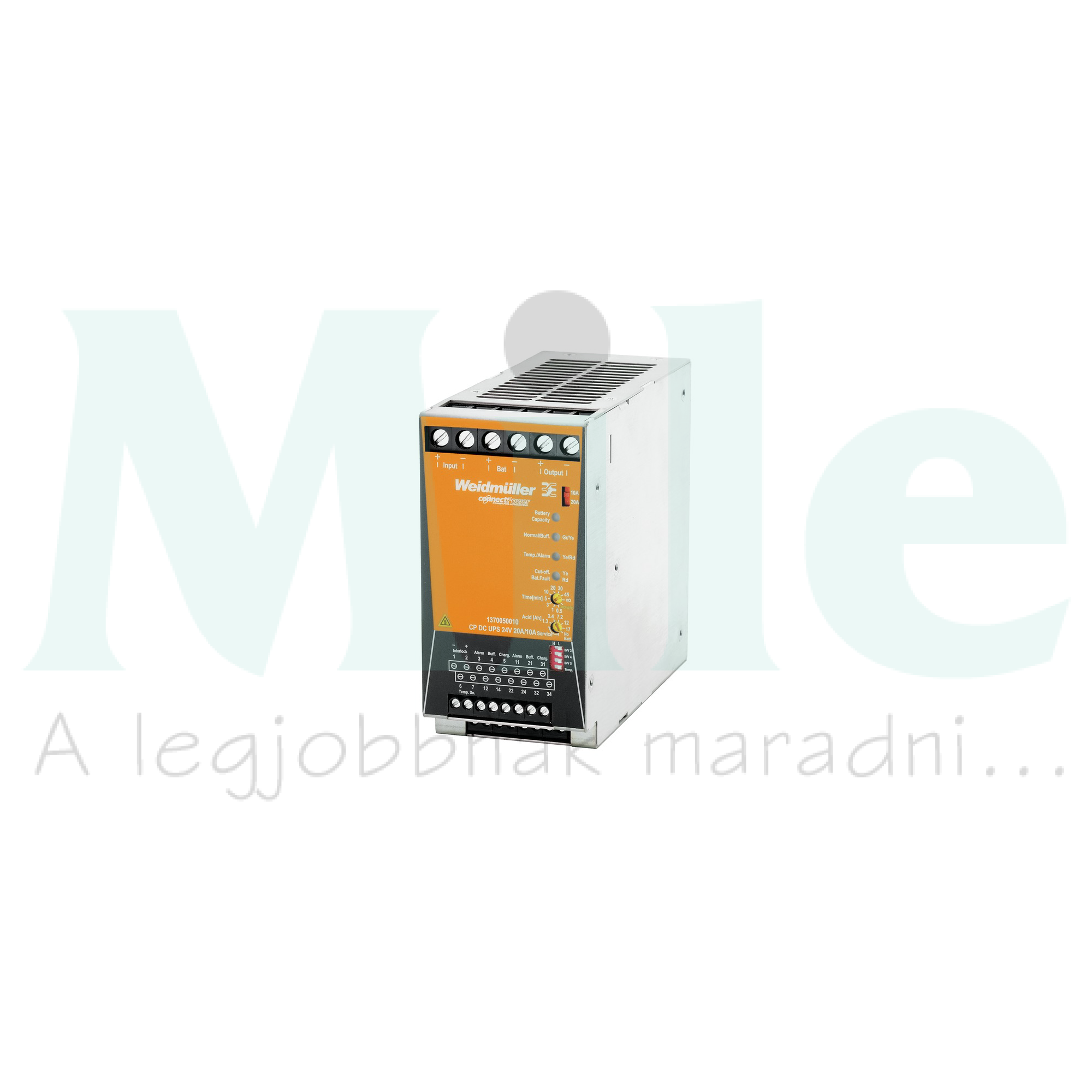 UPS vezérlő  CP DC UPS 24V 20A/10A Weidmüller