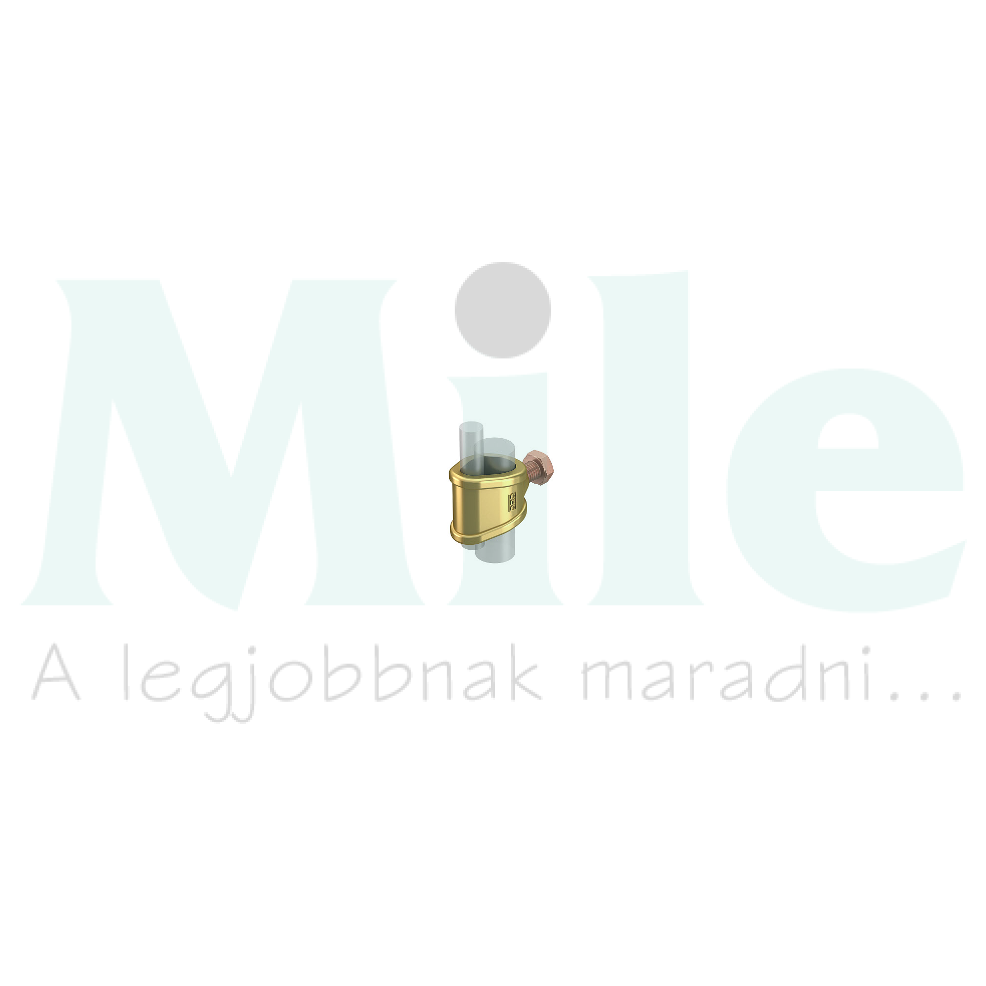 Csatlakozóbilincs csatlakozóhüvely sárgaréz 2745 20 MS OBO-BETTERMANN