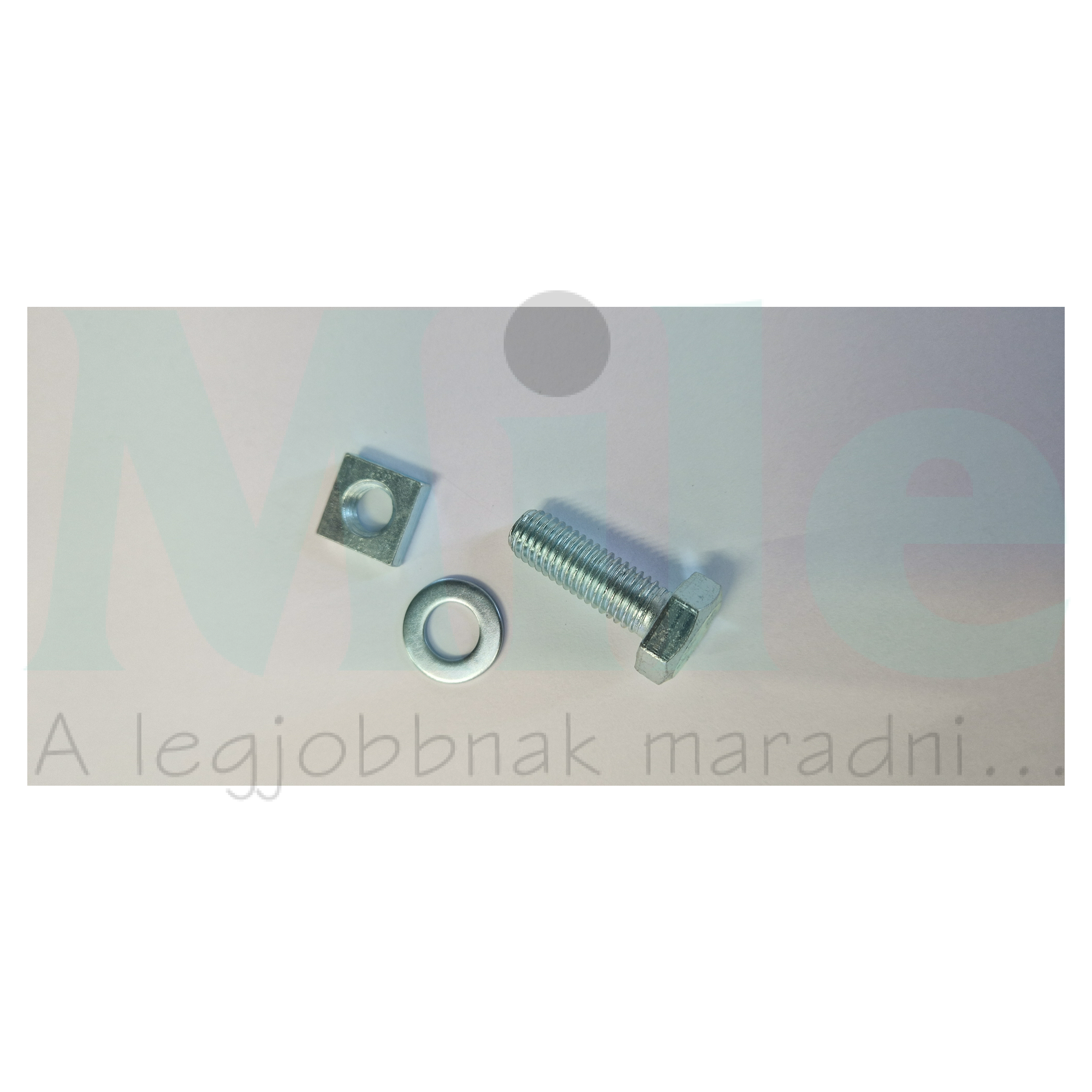 Csavar M10x30mm+alátét+négyszögletű anya DC-szekrényhez GEYER