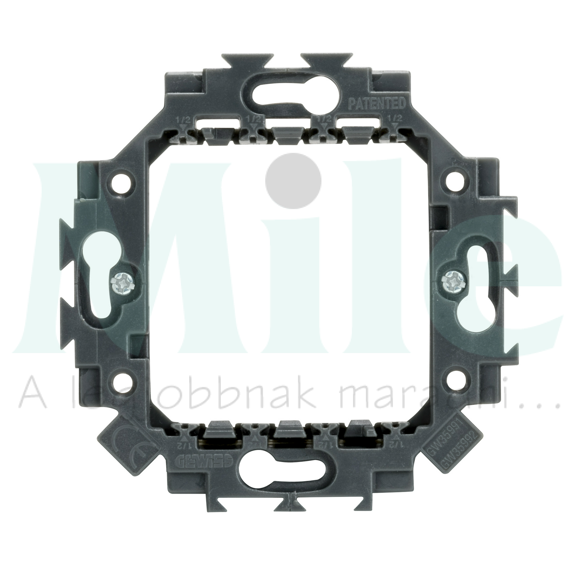 Dahlia adapterkeret CHORUS-szerelvényekhez antracit GEWISS