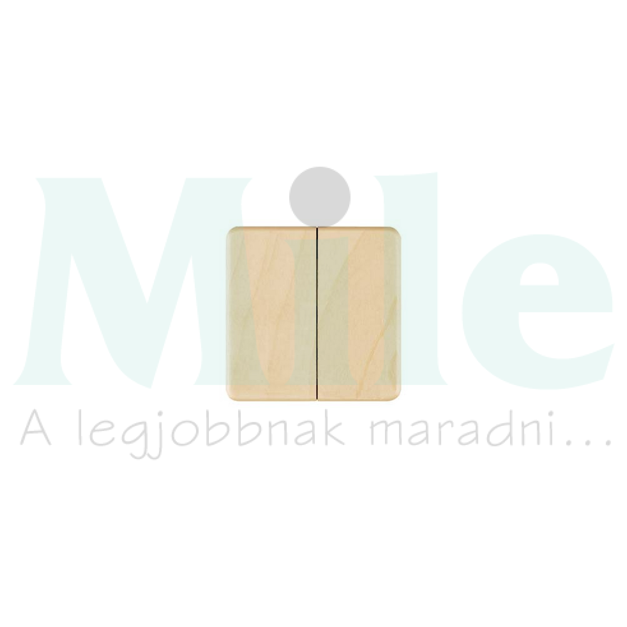 Delta billentyű juhar kettős kapcs/nyg.-hoz fa üres-jel IP20 fa fényes SIEMENS