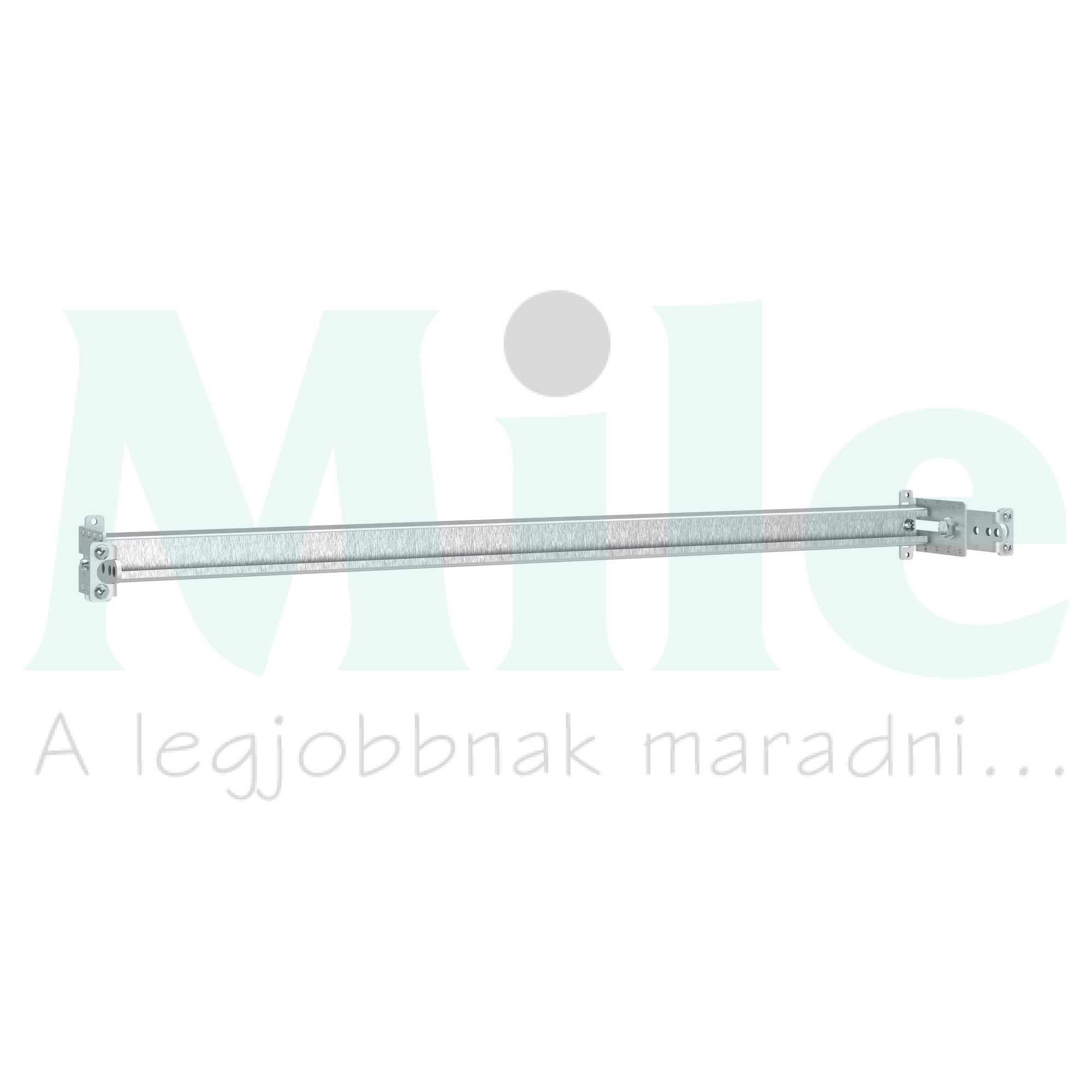 Kábelrögzítő profilsín állítható mélységű oszlopra 744mm x 59mm x fém Easy PrismaSeT XL Schneider